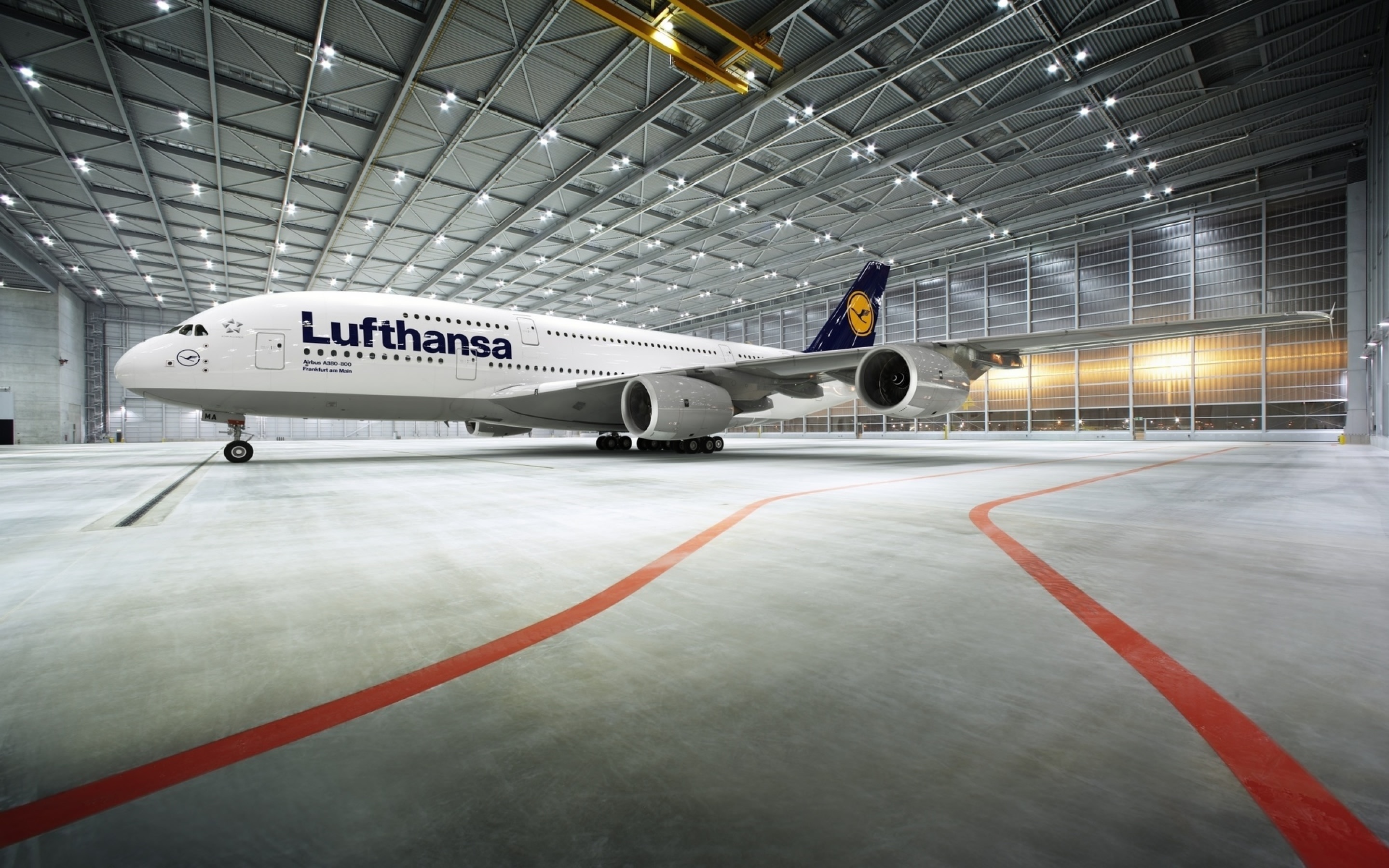 Lufthansa, Stunning wallpaper, Aviation perfection, Travel inspiration, 2880x1800 HD Desktop