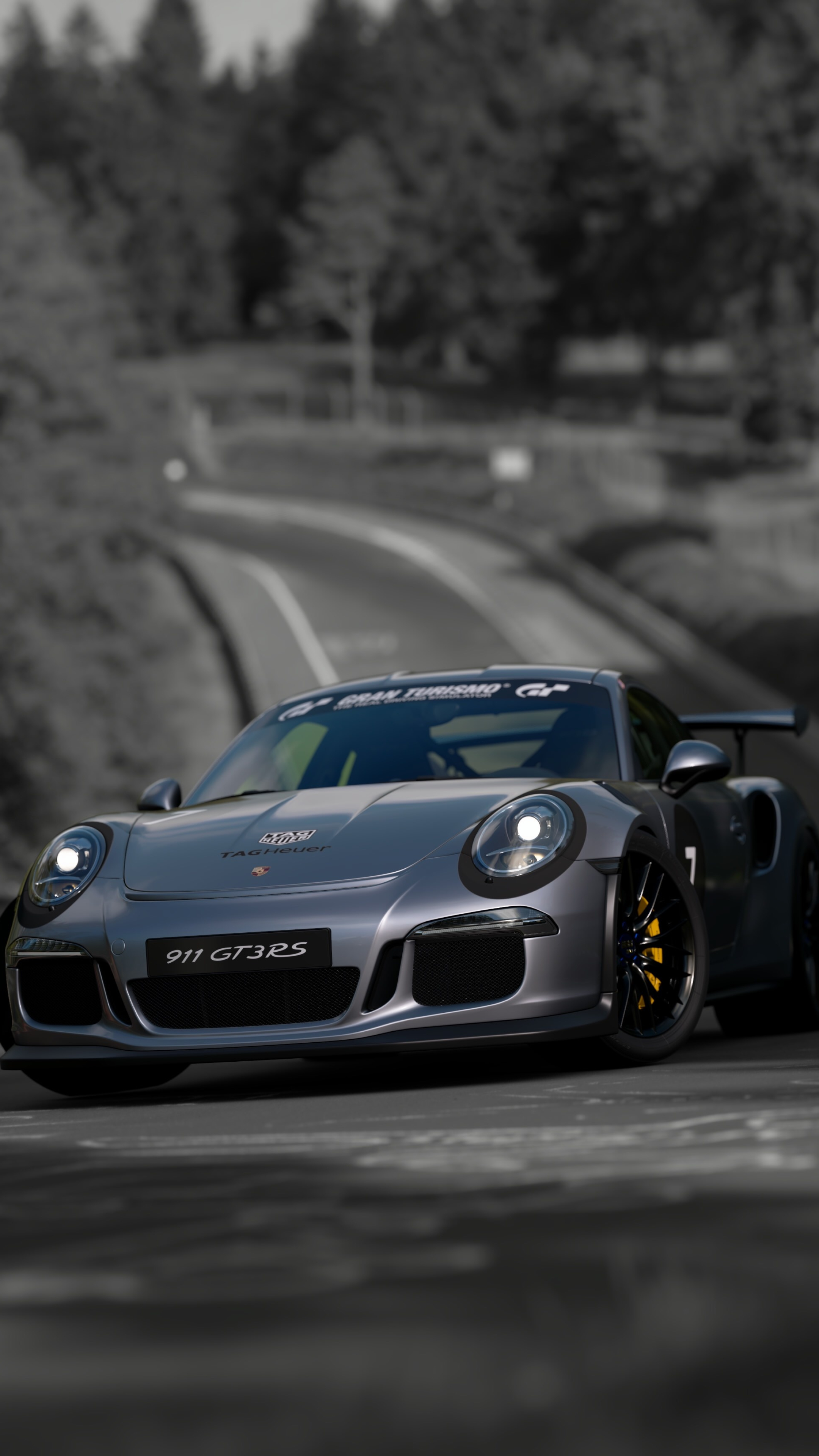 Porsche 911 GT3 RS, GT Sport edition, Stunning wallpaper, Motorsport inspiration, 2160x3840 4K Phone