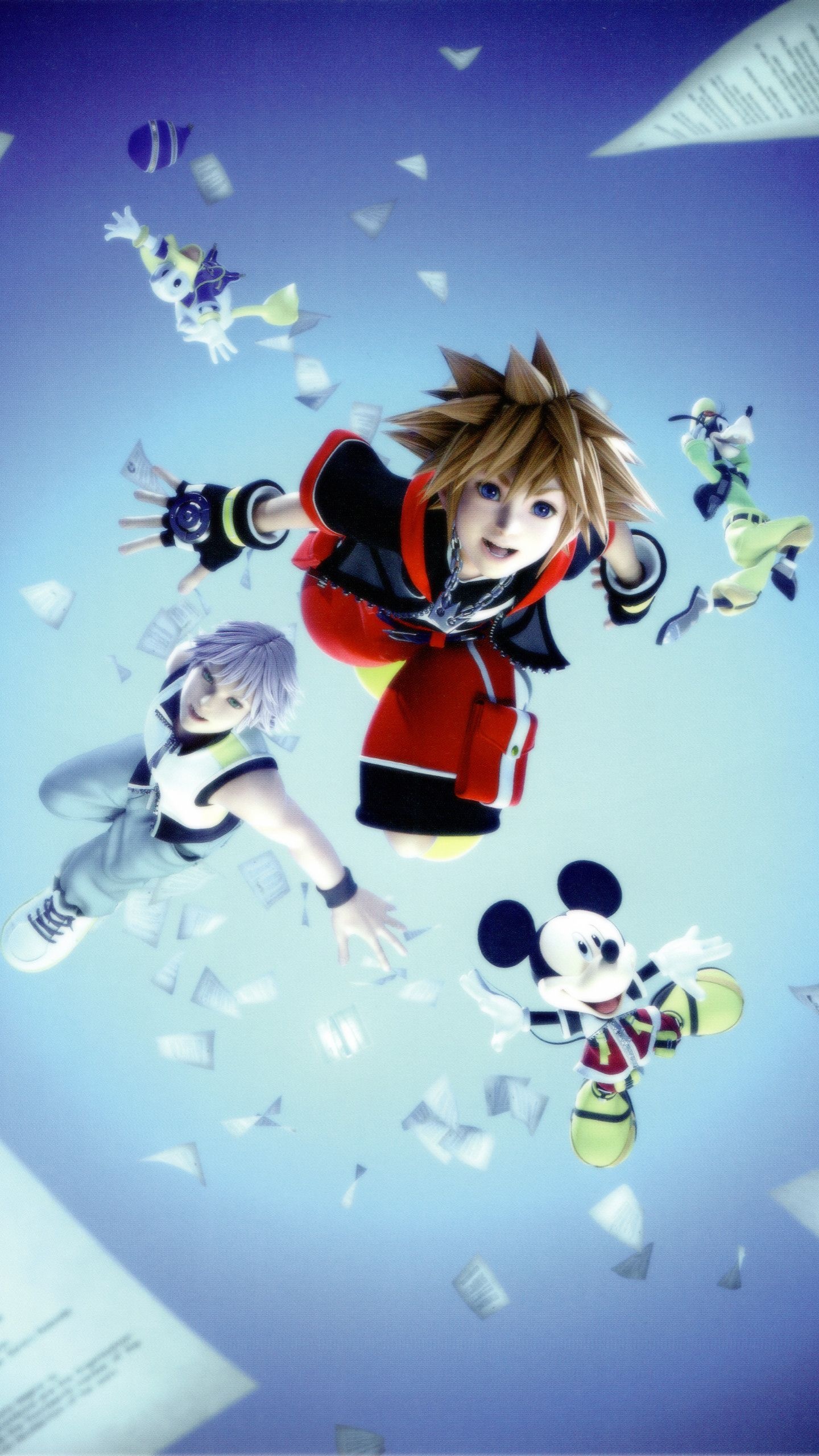 Kingdom Hearts mobile wallpapers, Sora and friends, Mobile gaming, Keyblade wielders, 1440x2560 HD Phone