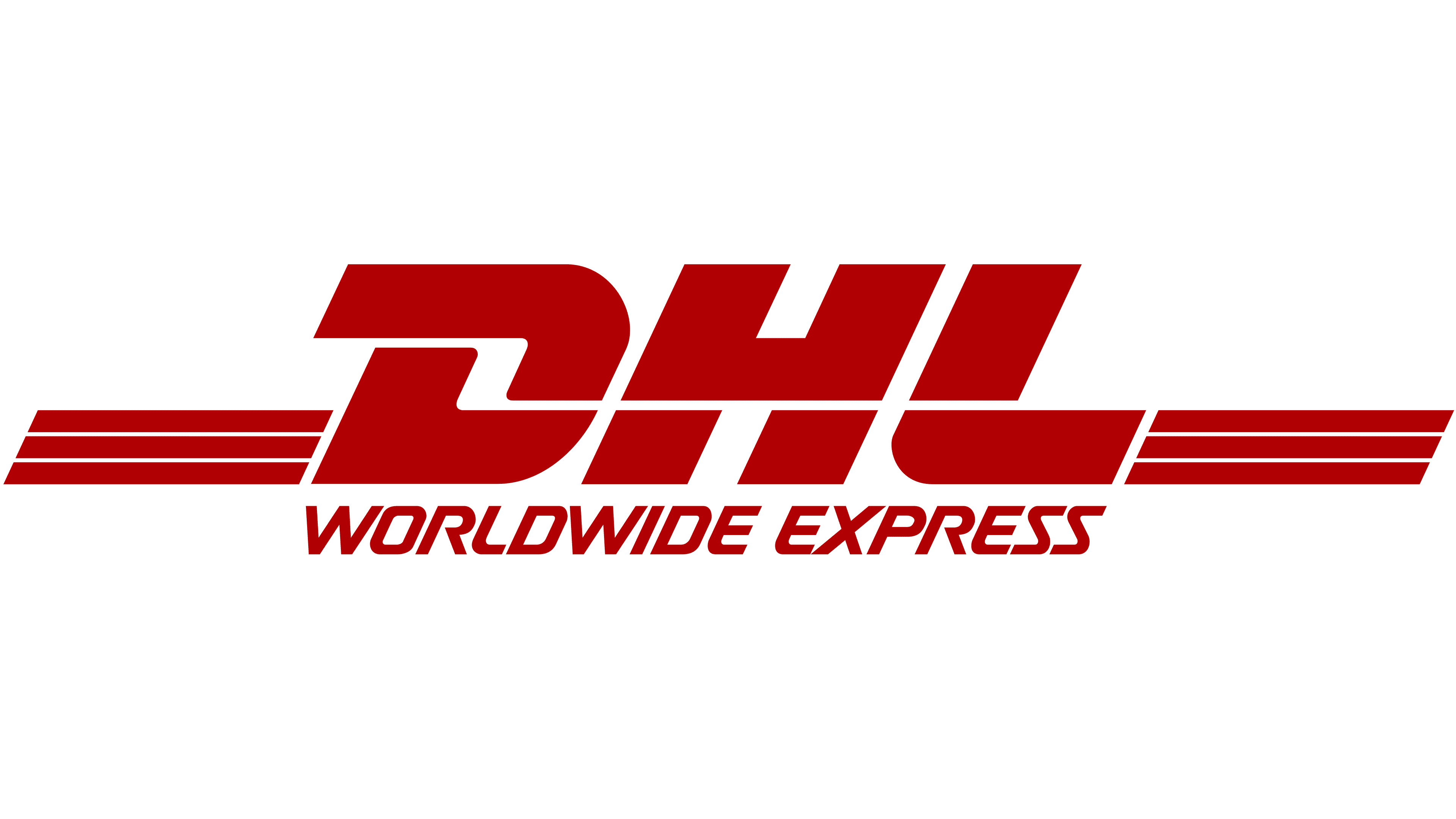 DHL: A German logistics company, Logo used in 1983-2002. 3840x2160 4K Wallpaper.