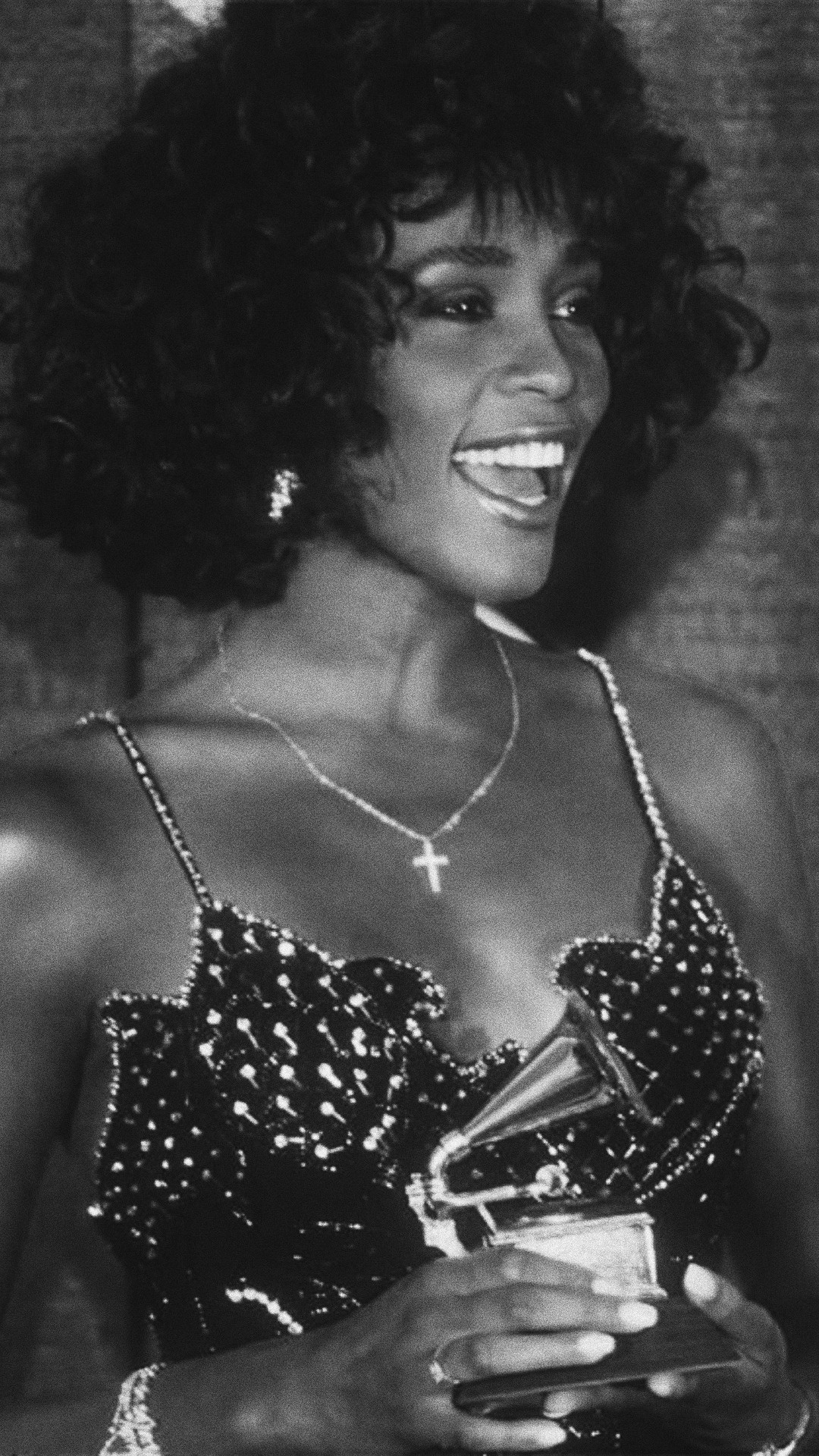 Whitney Houston, Nara tribute, Iconic singer, Musical influence, 1080x1920 Full HD Phone