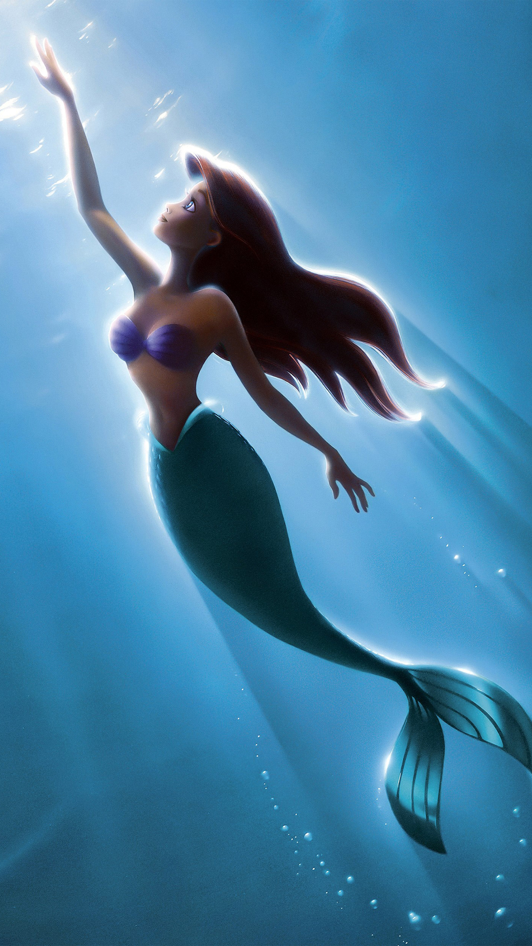 Ariel, The Little Mermaid, Sony Xperia, HD, 2160x3840 4K Phone
