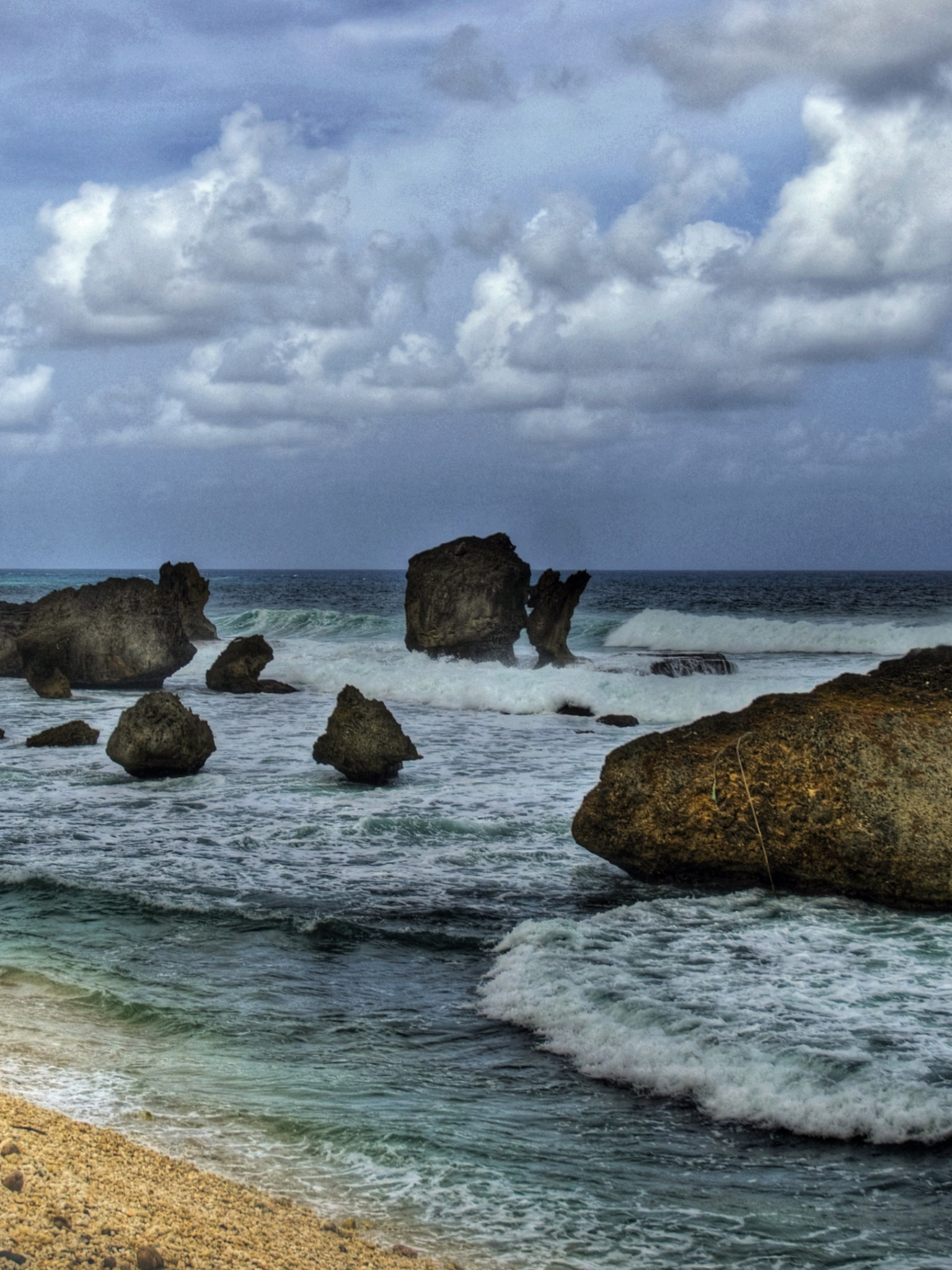 Beach Barbados 4K, HD desktop wallpaper, Ultra HD TV, Tropical paradise, 1540x2050 HD Handy