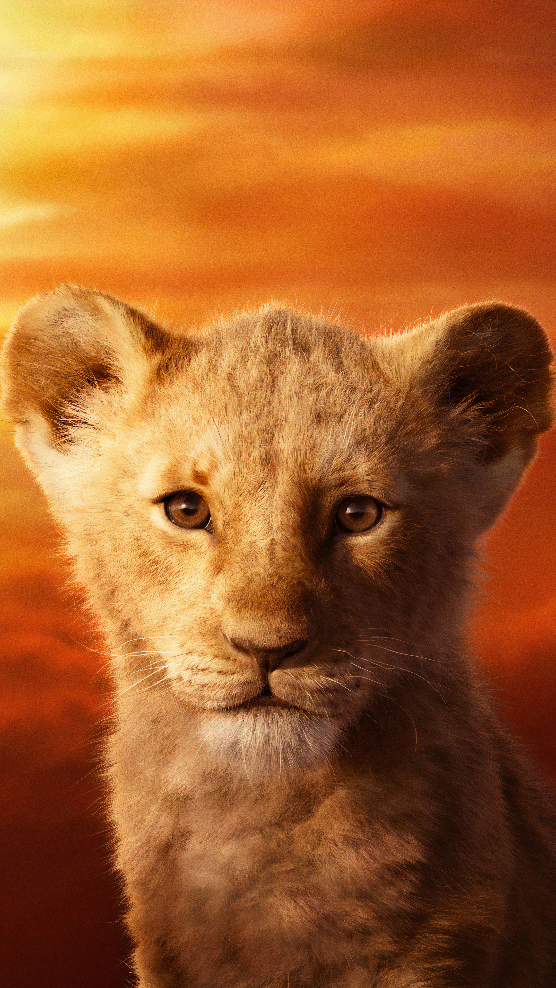The Lion King, J. D. McCrary as Simba, Stunning 4K imagery, Iconic characters, 2160x3840 4K Handy