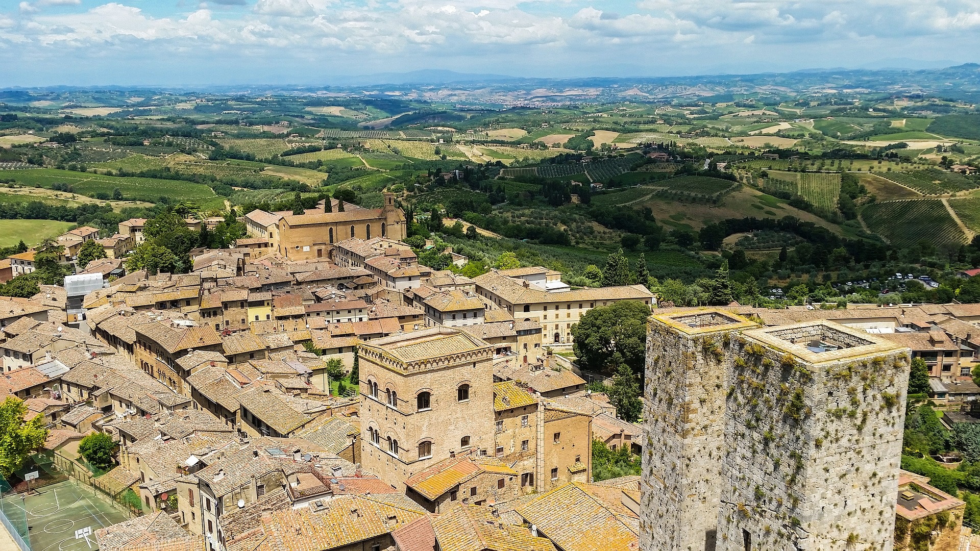 San Gimignano, Group tour package, Architecture and culture, Local history, 1920x1080 Full HD Desktop