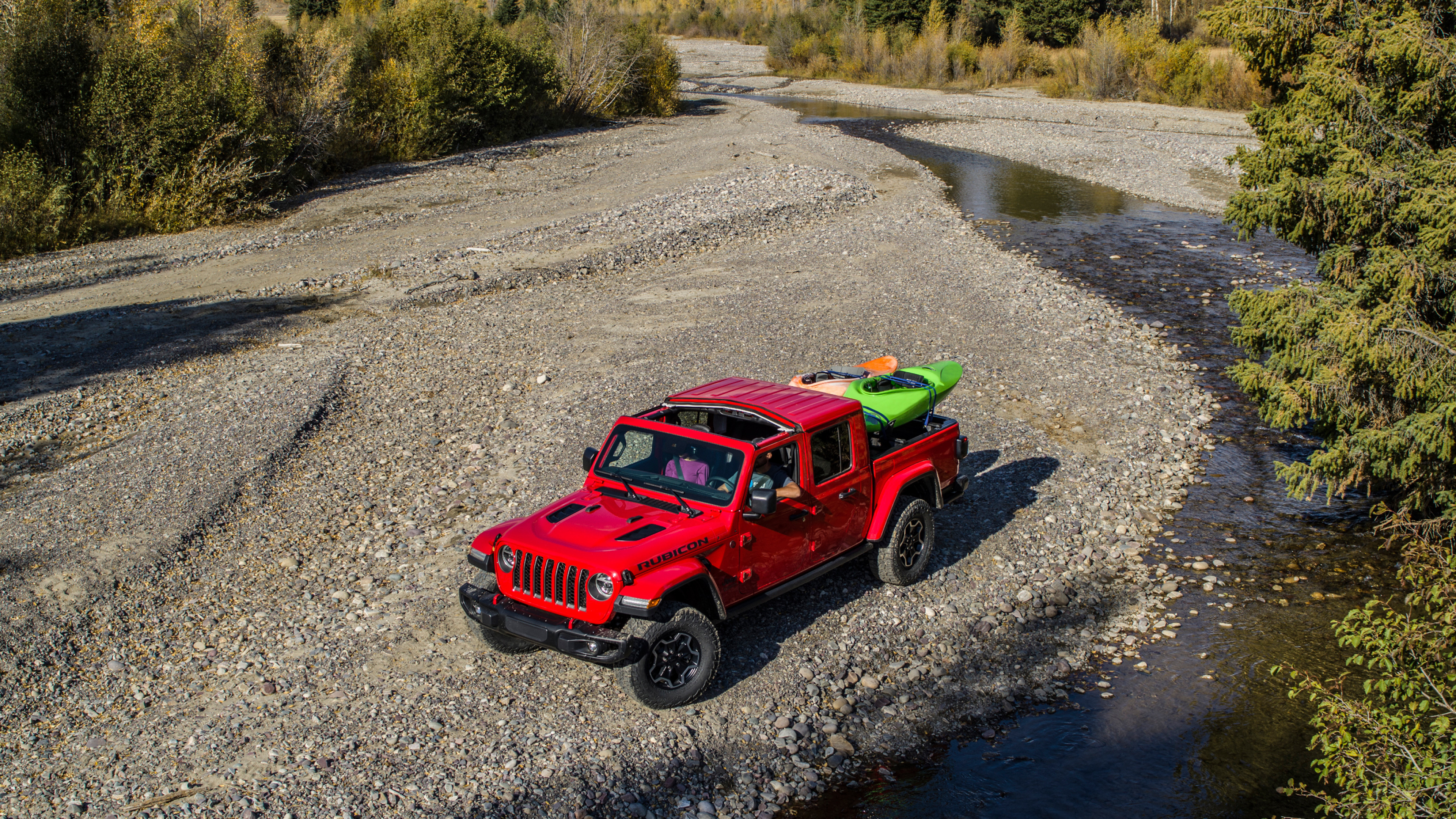 Jeep Gladiator, Rugged styling, Rubicon model, Off-road prowess, 3840x2160 4K Desktop