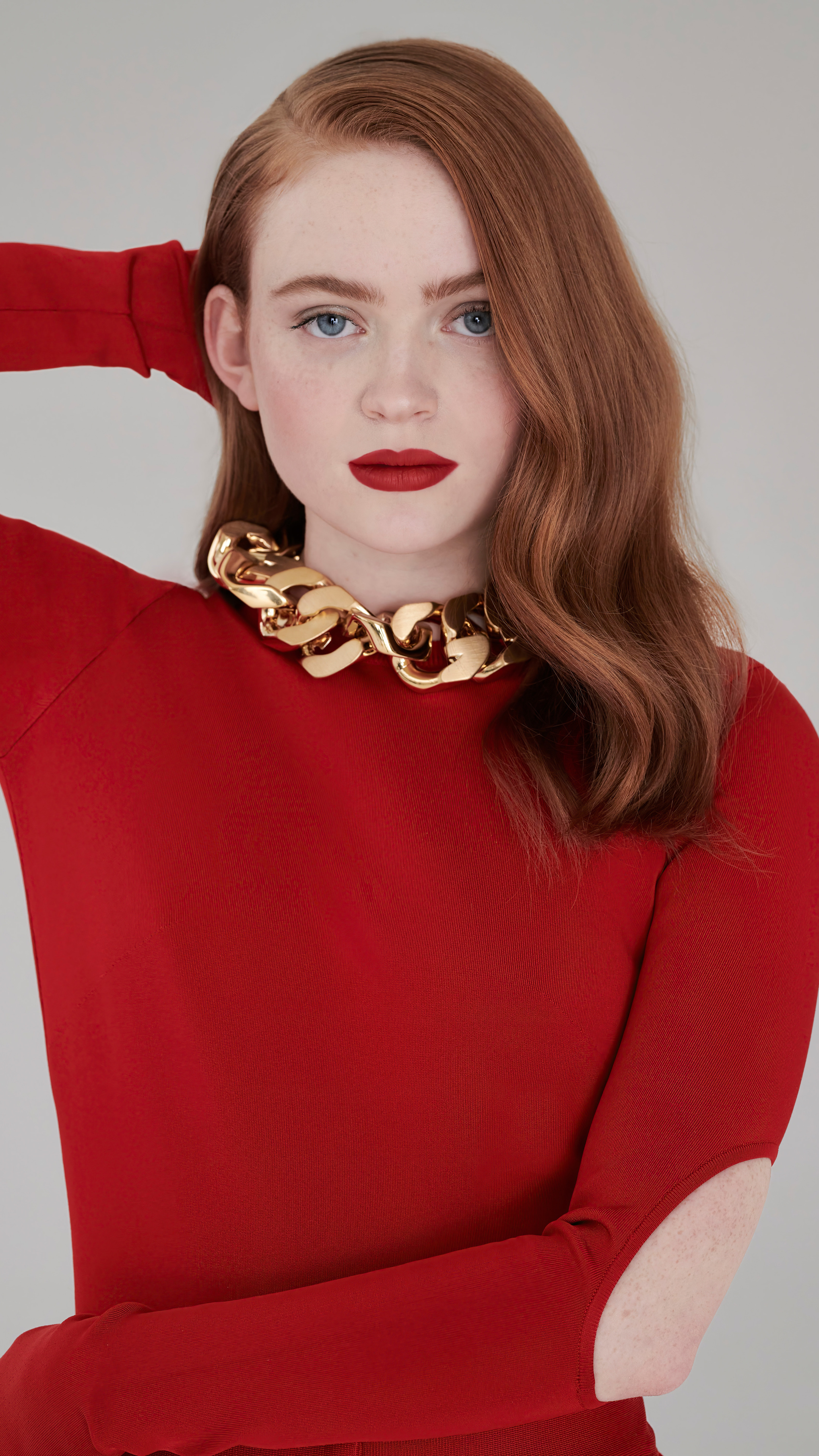 Sadie Sink, Givenchy beauty campaign, Xperia X, HD wallpapers, 2160x3840 4K Phone