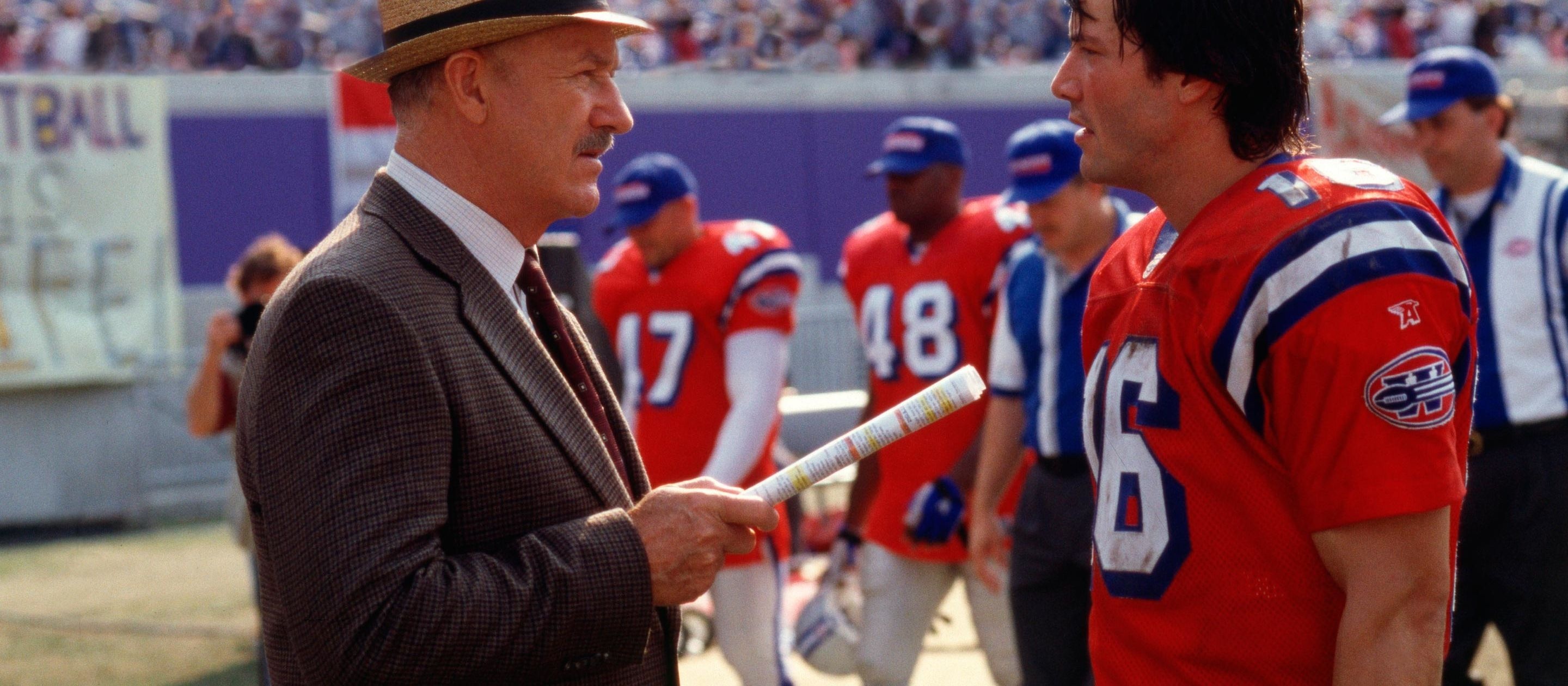 The Replacements, Football comedy, Underdog story, Hilarious moments, 2880x1260 Dual Screen Desktop