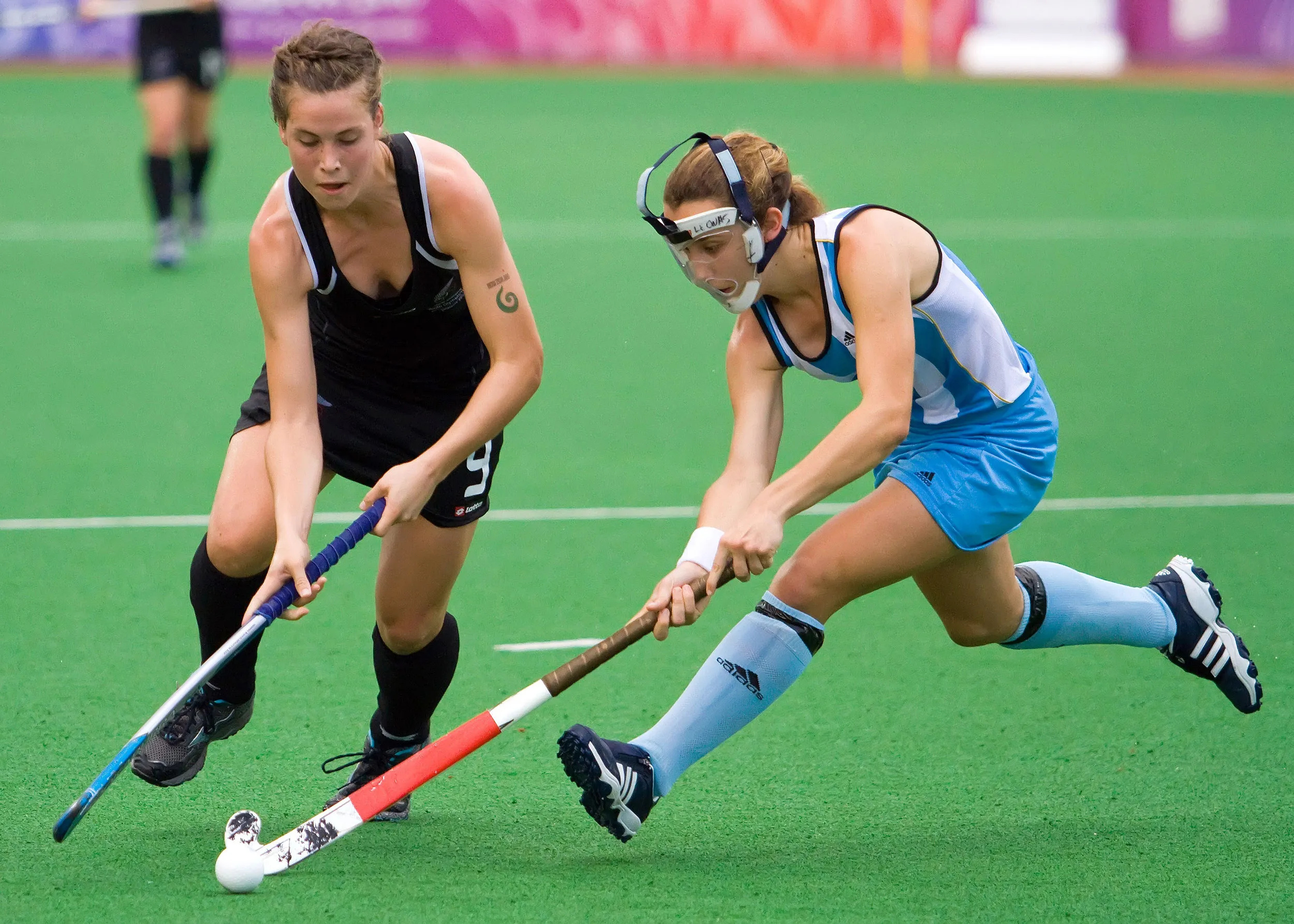 Field Hockey: A women's competitive event, An official Olympic sport. 2500x1790 HD Background.