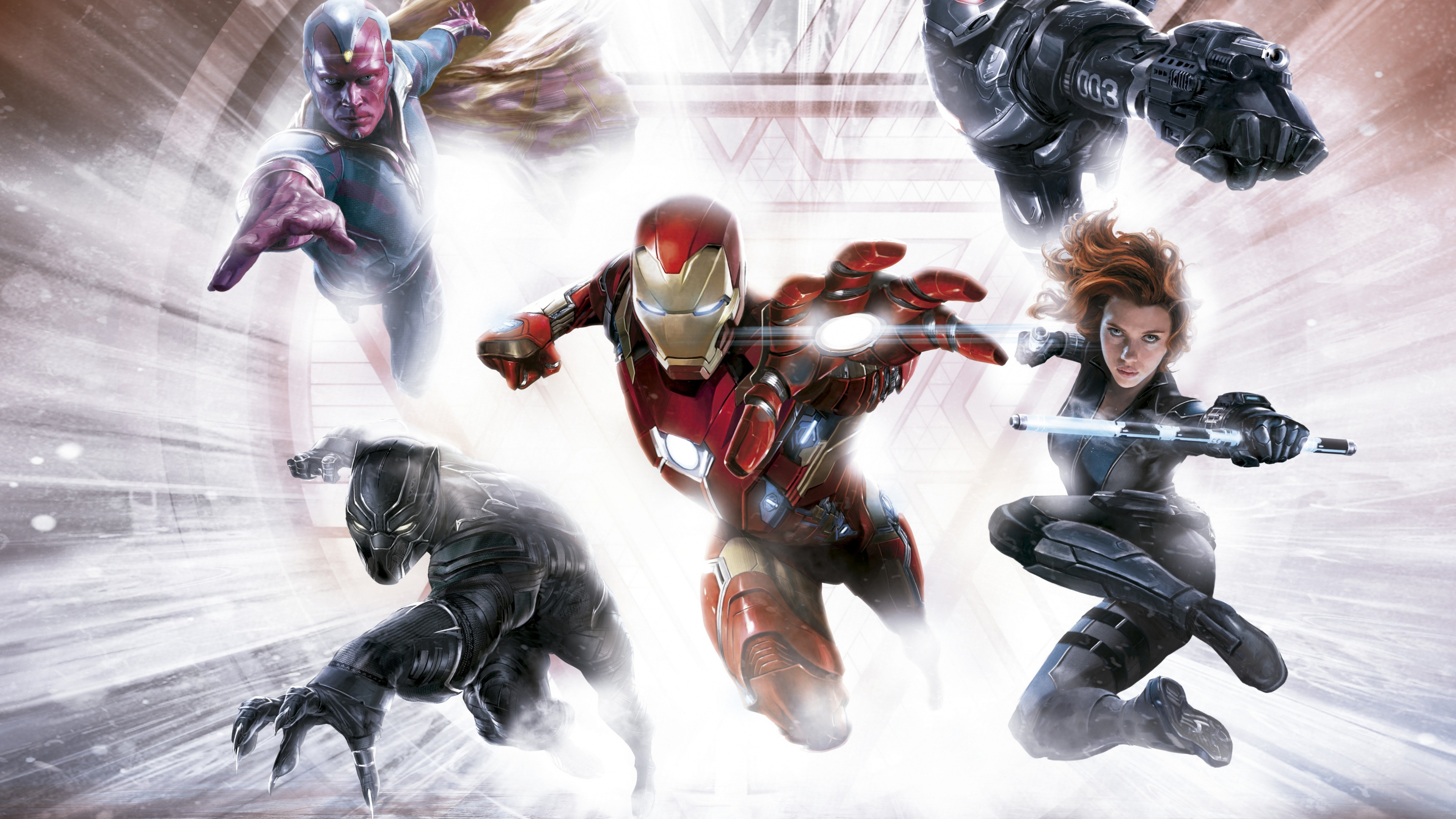 Captain America, Civil War, Movie artwork, 4K wallpaper, 3840x2160 4K Desktop