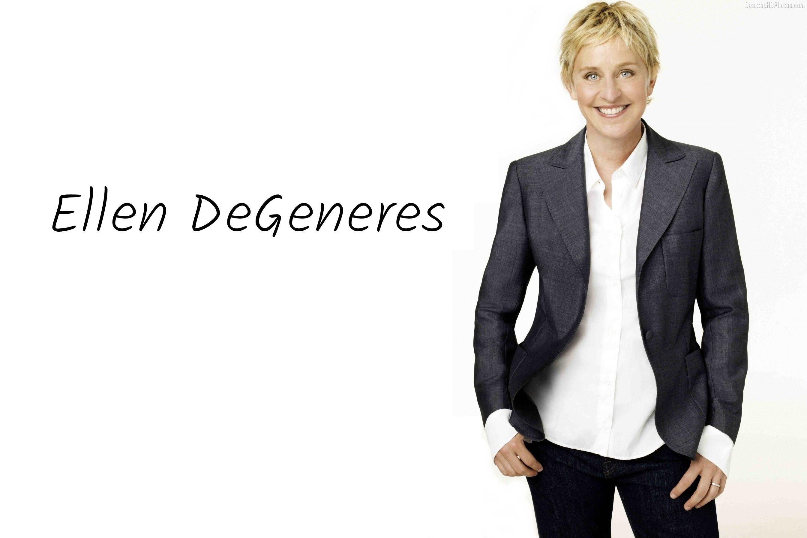 Ellen DeGeneres: Emmy-winning talk show host, Comedian. 2690x1800 HD Wallpaper.