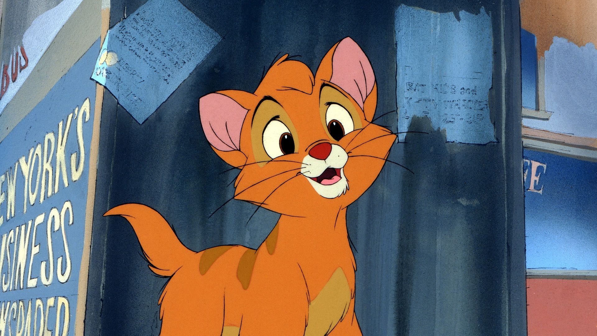 Oliver and Company, 1988 classic, Streaming online, Nostalgic entertainment, 1920x1080 Full HD Desktop