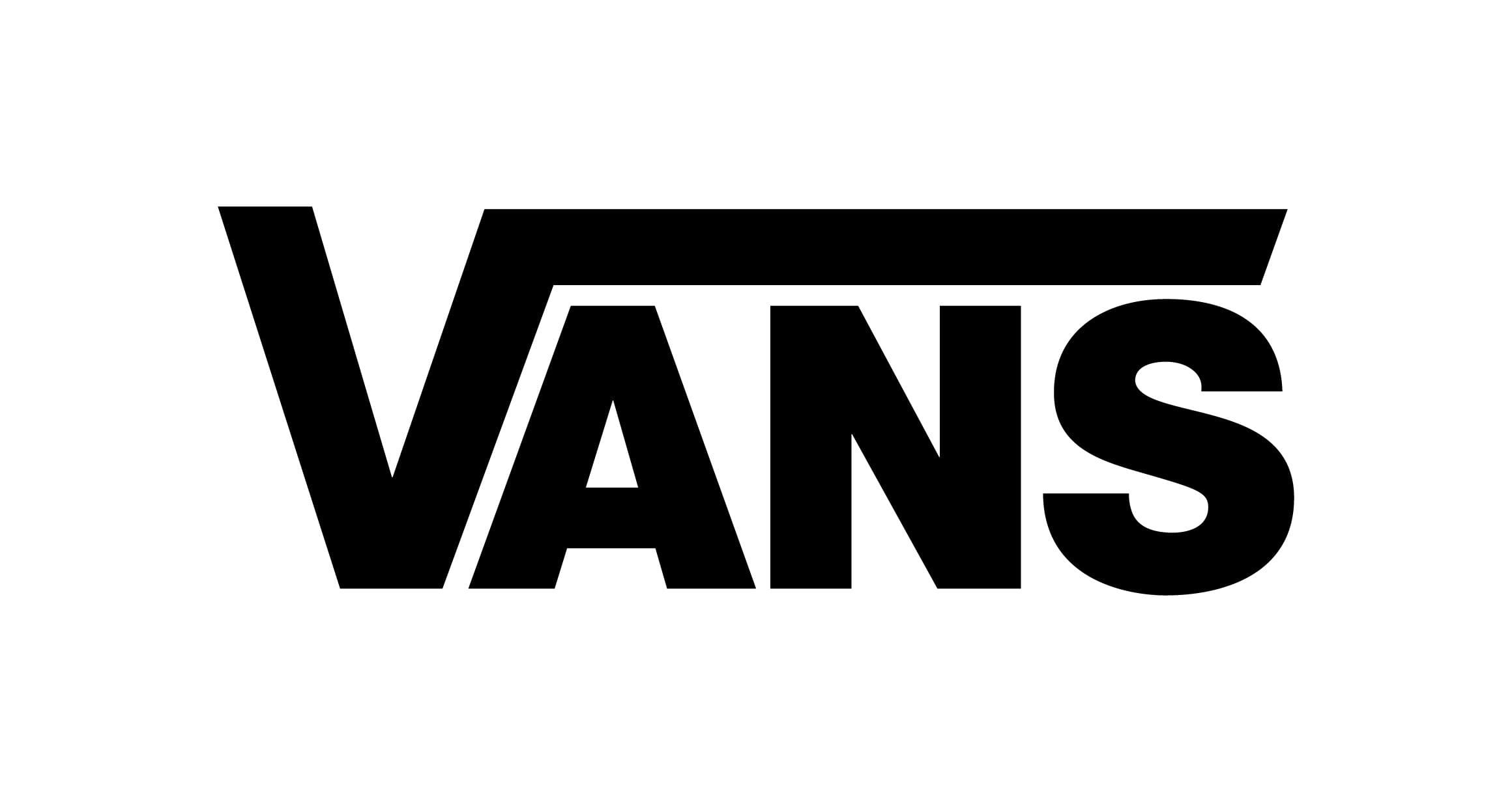 Vans: Debut logo invented by 13-year-old Mark Van Doren, An American based manufacturer. 2320x1240 HD Background.