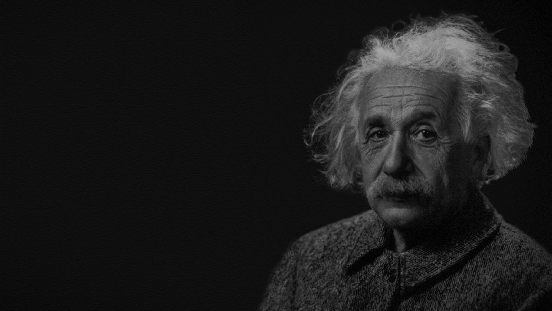 Einstein: Considered by many to be the greatest scientist of the twentieth century. 1920x1080 Full HD Wallpaper.