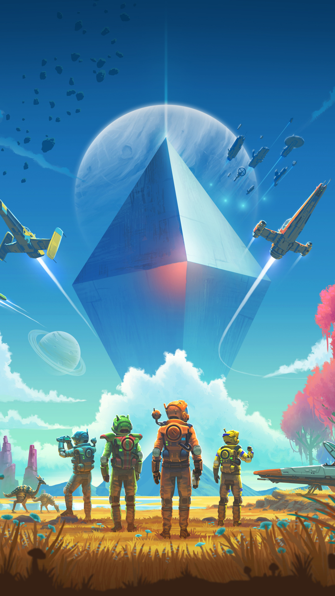 Video game No Man's Sky, Gaming adventure, Space exploration, Gaming, 1080x1920 Full HD Handy