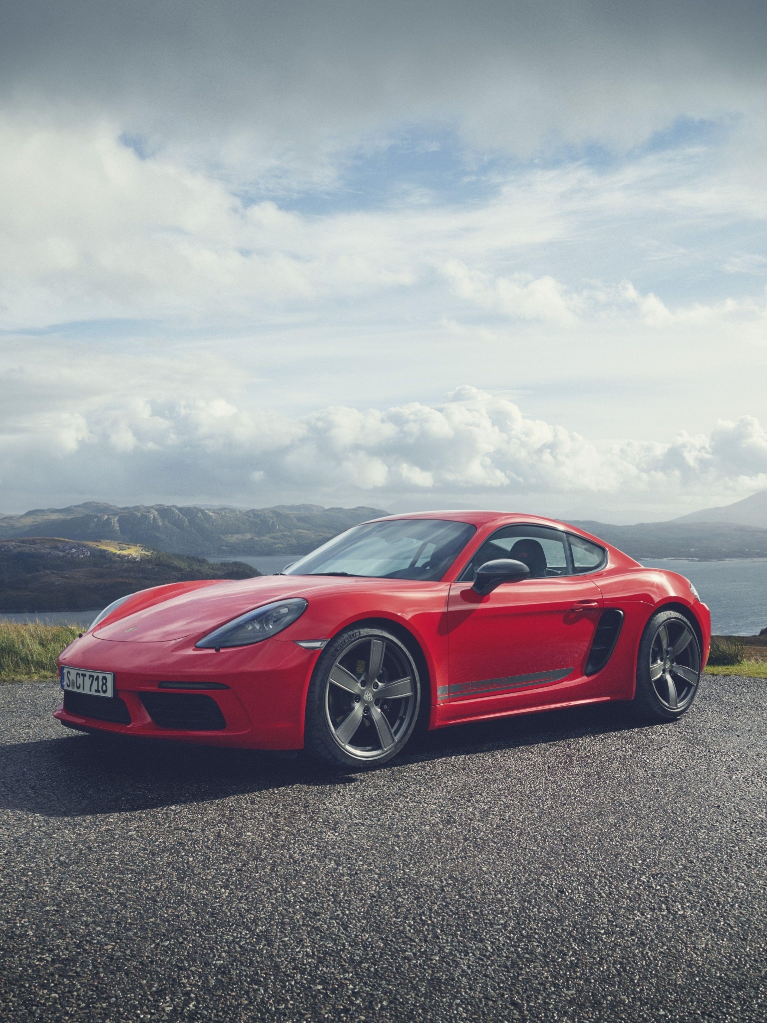 Porsche 718, Sports car beauty, Cayman GTS edition, Automotive excellence, 1540x2050 HD Phone