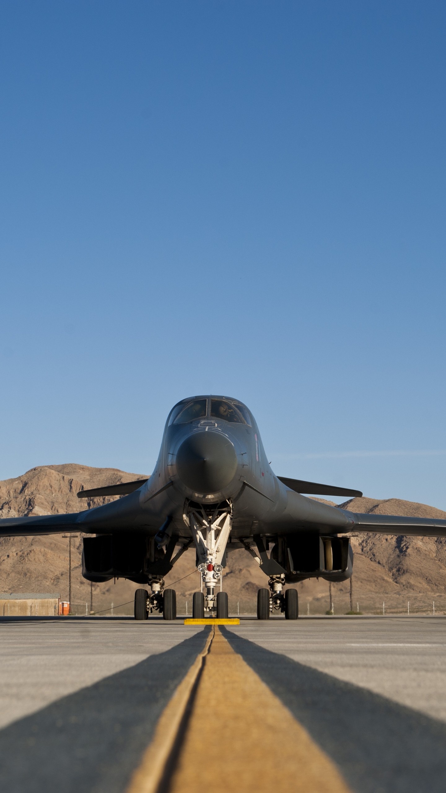 Rockwell B-1 Lancer, Wallpaper, Fighter Aircraft, US Air Force, 1440x2560 HD Phone