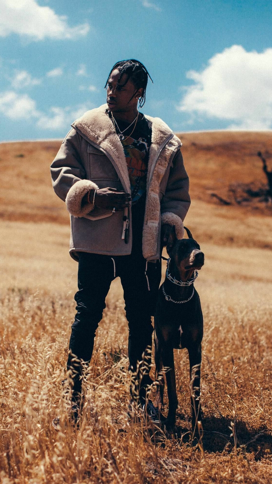 Travis Scott: An American rapper, singer, songwriter, and record producer, Nominated for eight Grammy Awards. 1080x1920 Full HD Wallpaper.