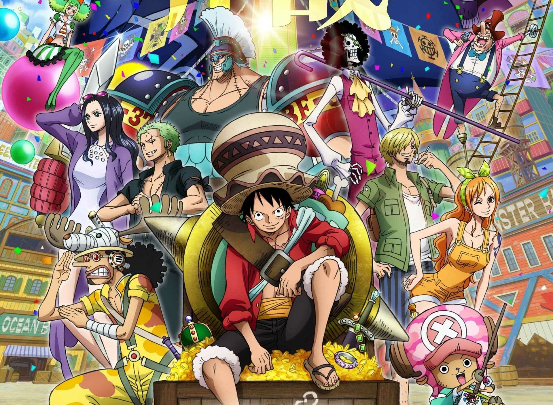 One Piece: The anime television series consists of 42 pieces of theme music. 1920x1410 HD Wallpaper.