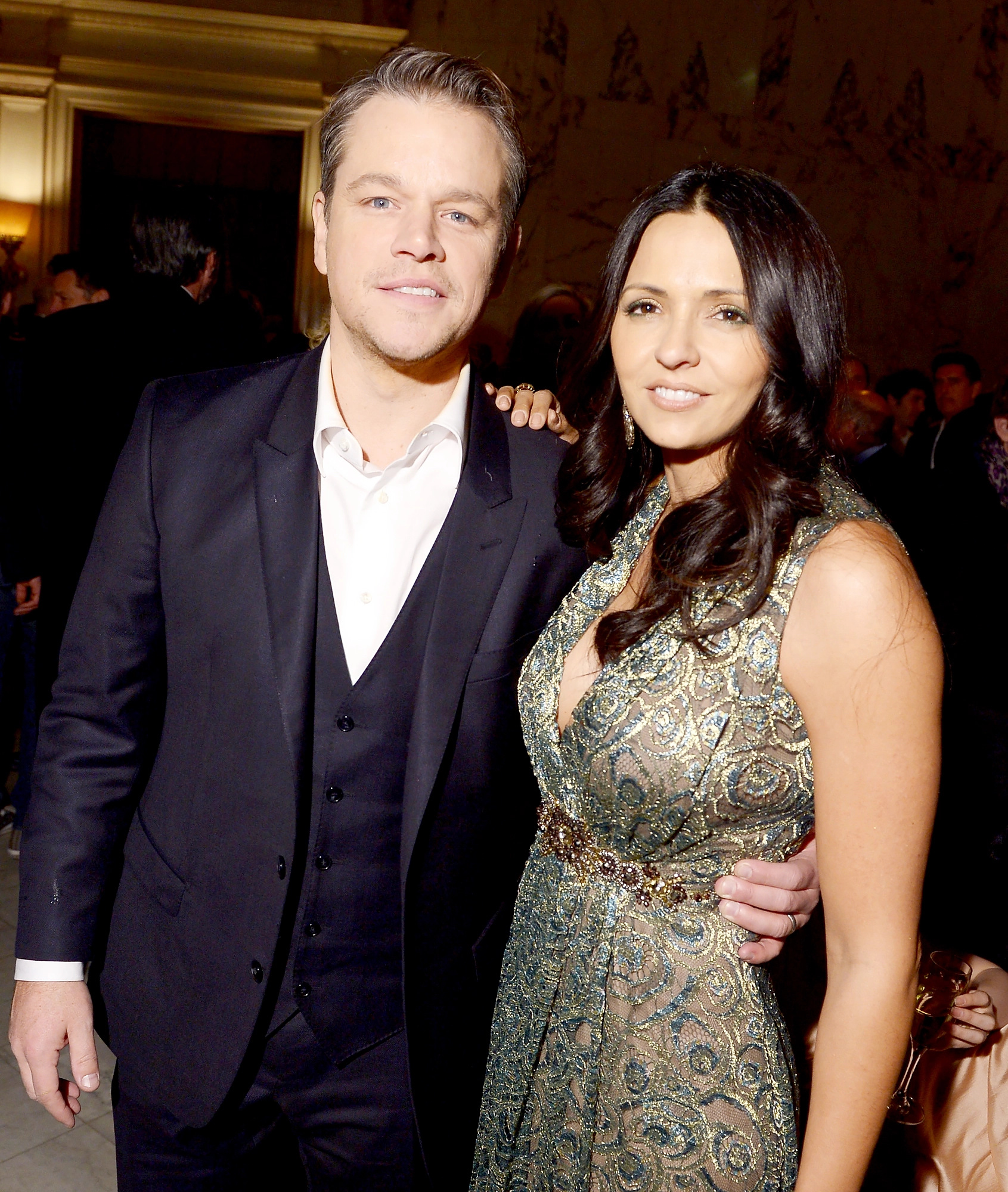 Matt Damon and Luciana Barroso, Stars who fell in love, Non famous people, Pics, 1700x2000 HD Handy