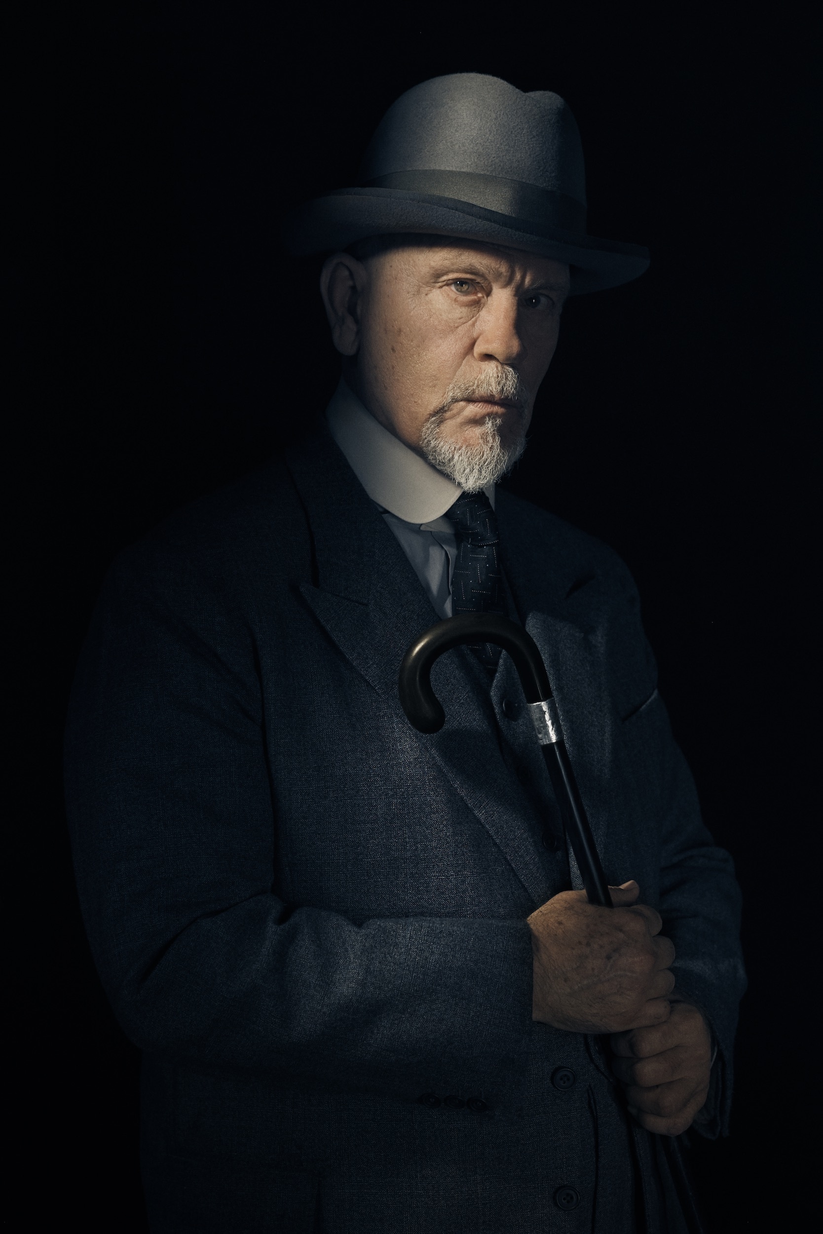 John Malkovich, Hercule Poirot, First look, Mysterious detective, 1670x2500 HD Handy