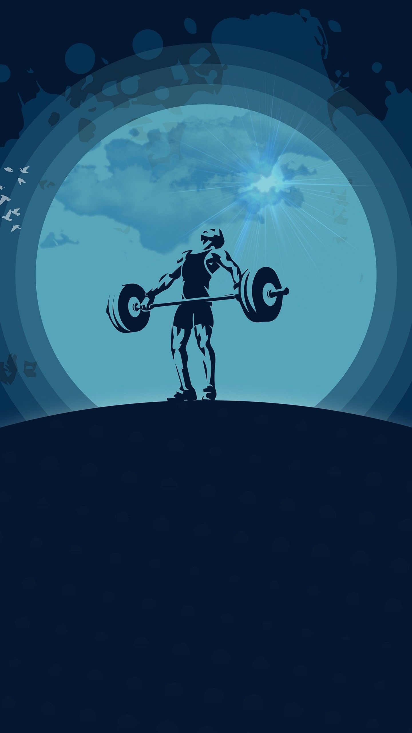Weightlifting: Powerlifting, Athletic, Weight class, Squat, A powerlifting competition. 1440x2560 HD Background.