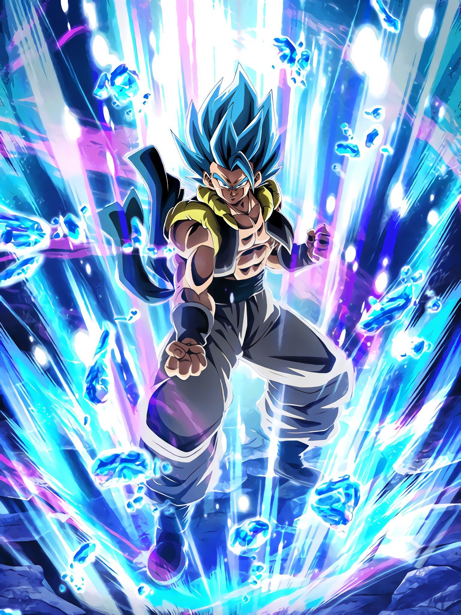 Gogeta: Dragon Ball Super, Dragon Ball Z, A character who effortlessly defeated Omega Shenron. 1540x2050 HD Wallpaper.
