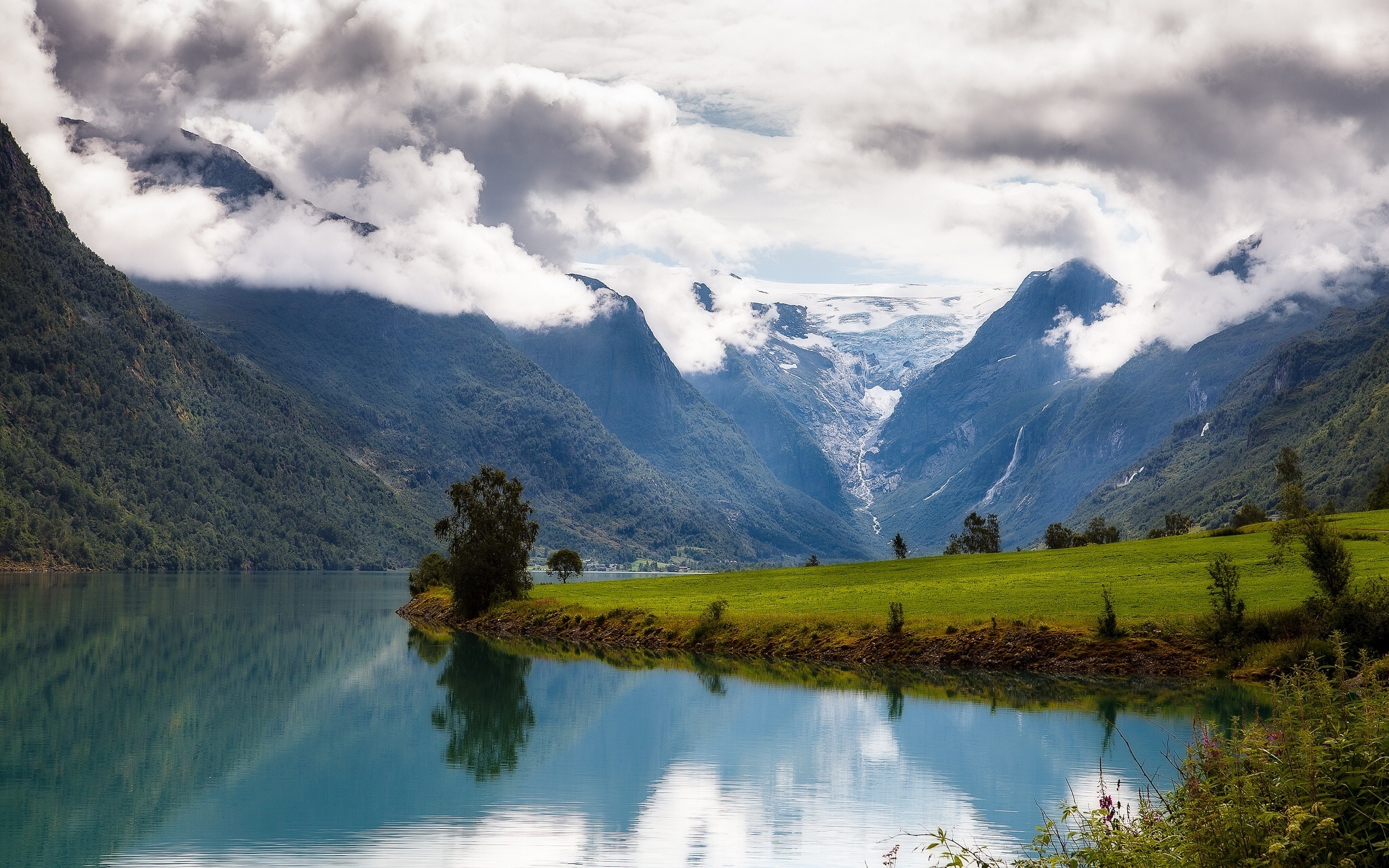 Norwegian fjords wallpaper, Scenic wonders, Nature's artwork, Desktop background, 2050x1280 HD Desktop