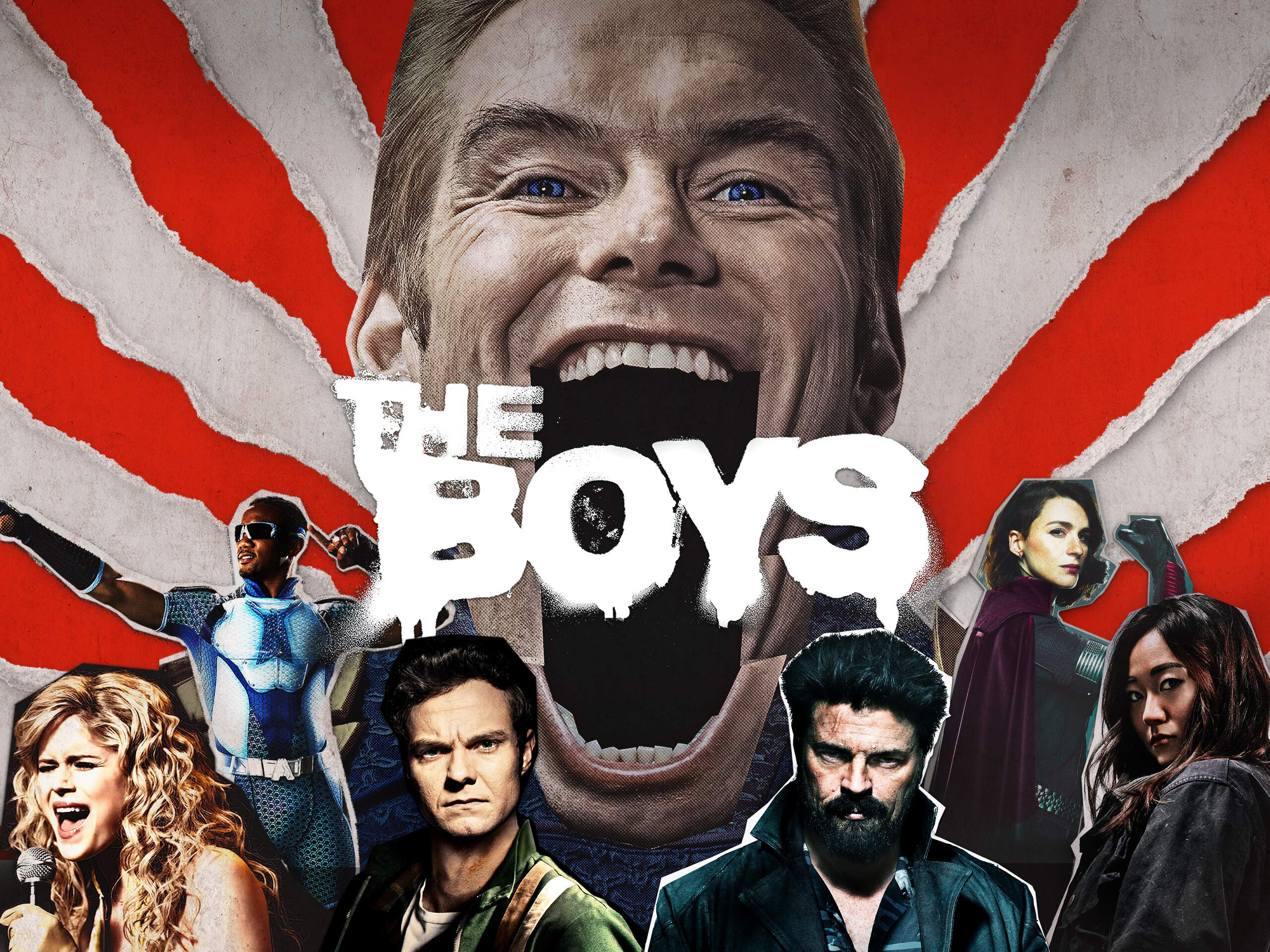 The Boys: The story set in a universe in which superpowered people are recognized as heroes by the general public. 2560x1920 HD Wallpaper.