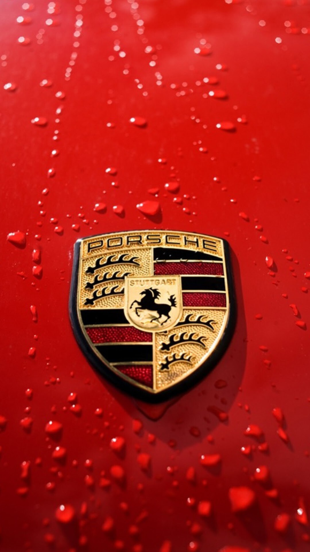 Porsche: The face of luxury and powerful performance, Logo is originally based on the “Coat of Arms of the Free People State”. 1080x1920 Full HD Wallpaper.