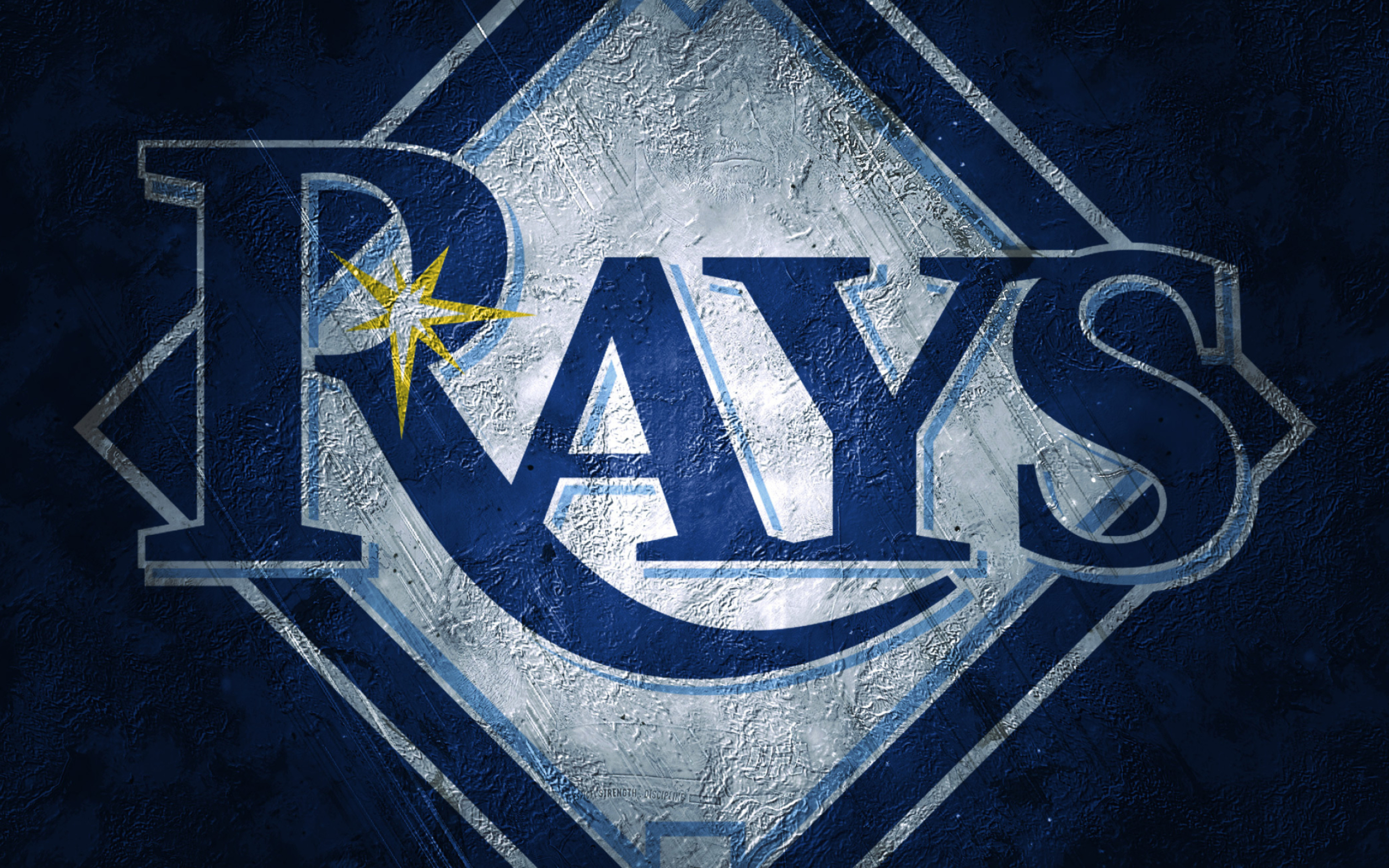 Tampa Bay Rays, High-quality wallpapers, Baseball team's emblem, USA pride, 2880x1800 HD Desktop