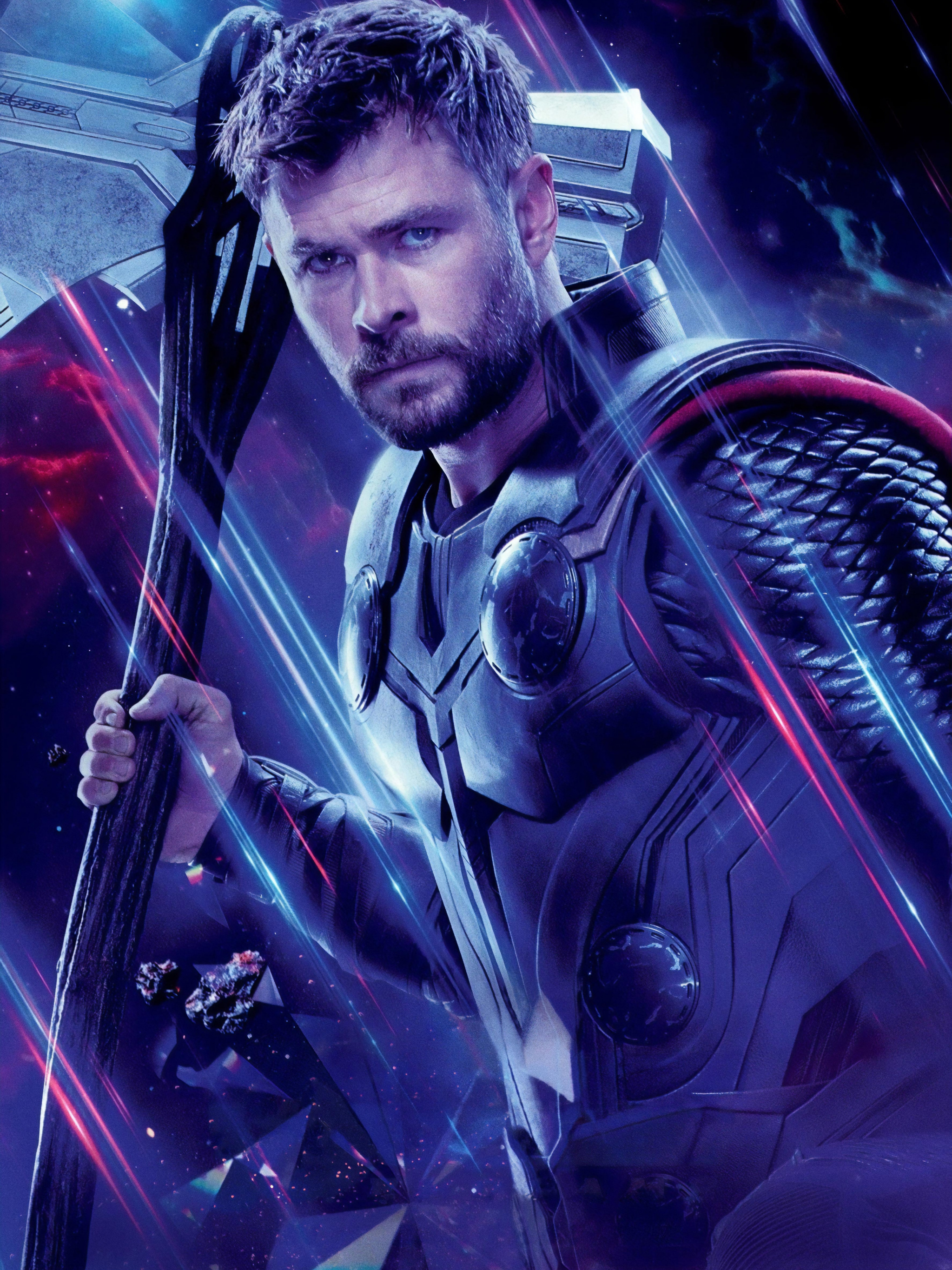 Thor in Avengers Endgame wallpaper, HD movies, 2050x2740 HD Phone