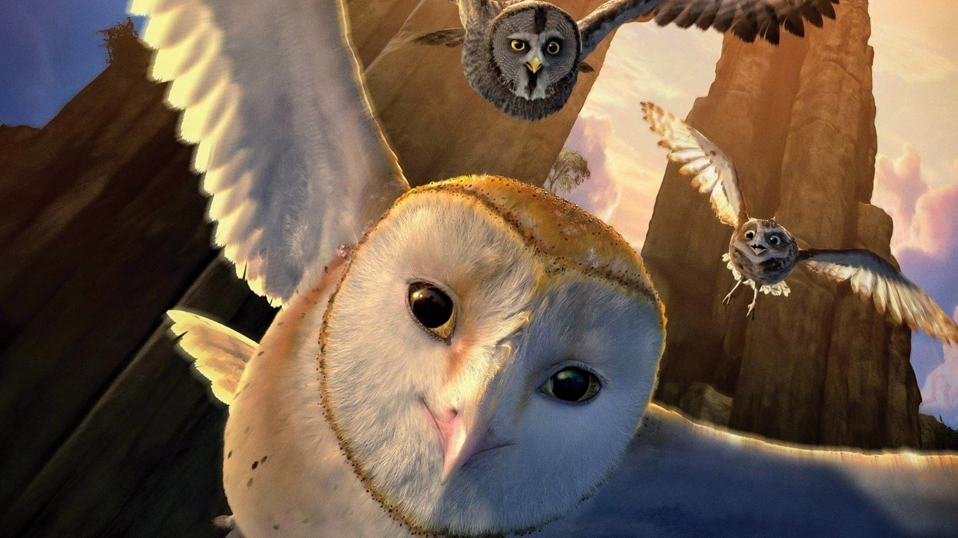 Legend of the Guardians: The Owls of Ga'Hoole, Captivating fanart, Enchanting movie, Majestic owls, 1920x1080 Full HD Desktop