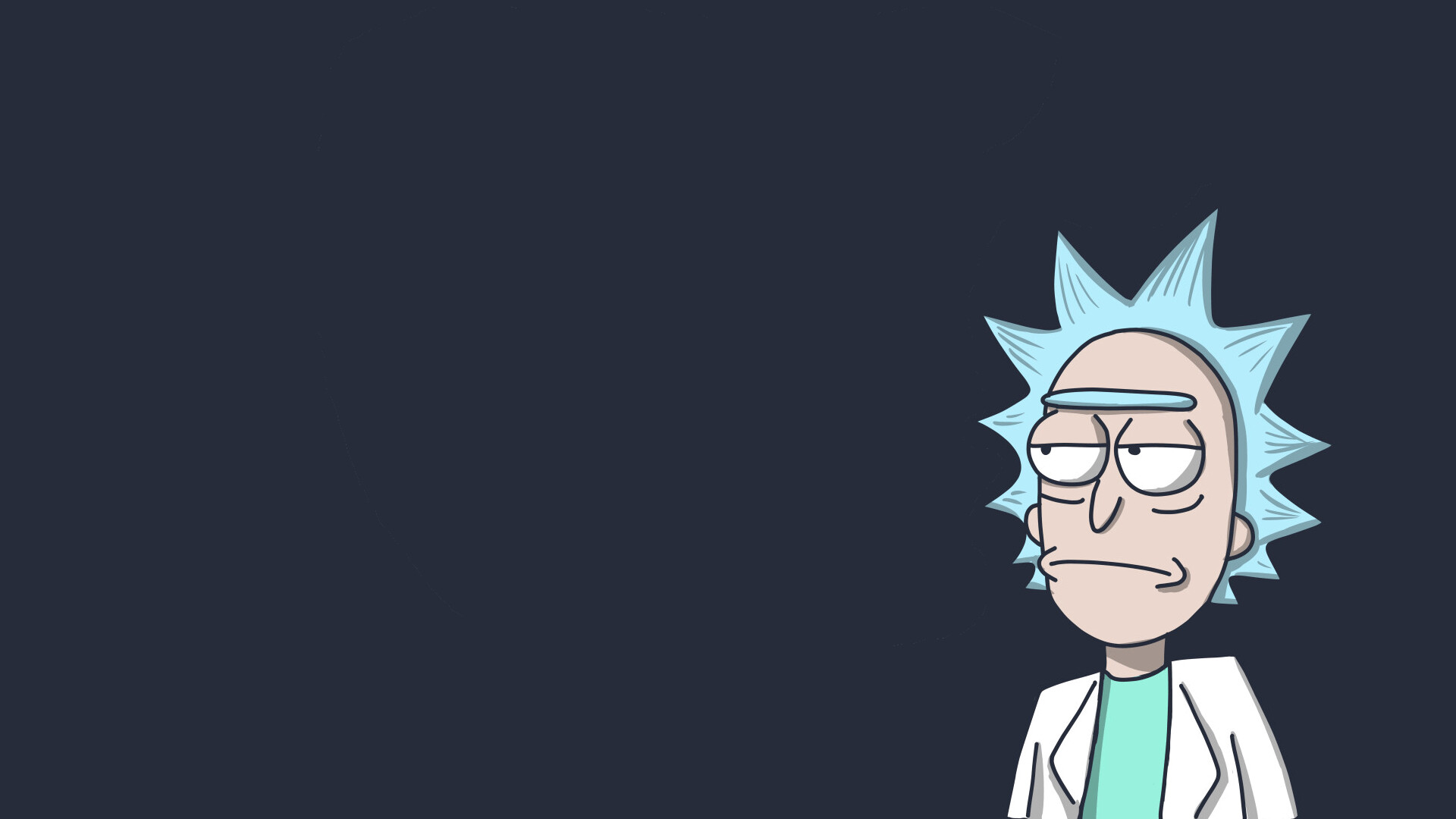 Rick and Morty: Sanchez, The character is a parody of Doc Brown from Back to the Future. 1920x1080 Full HD Background.