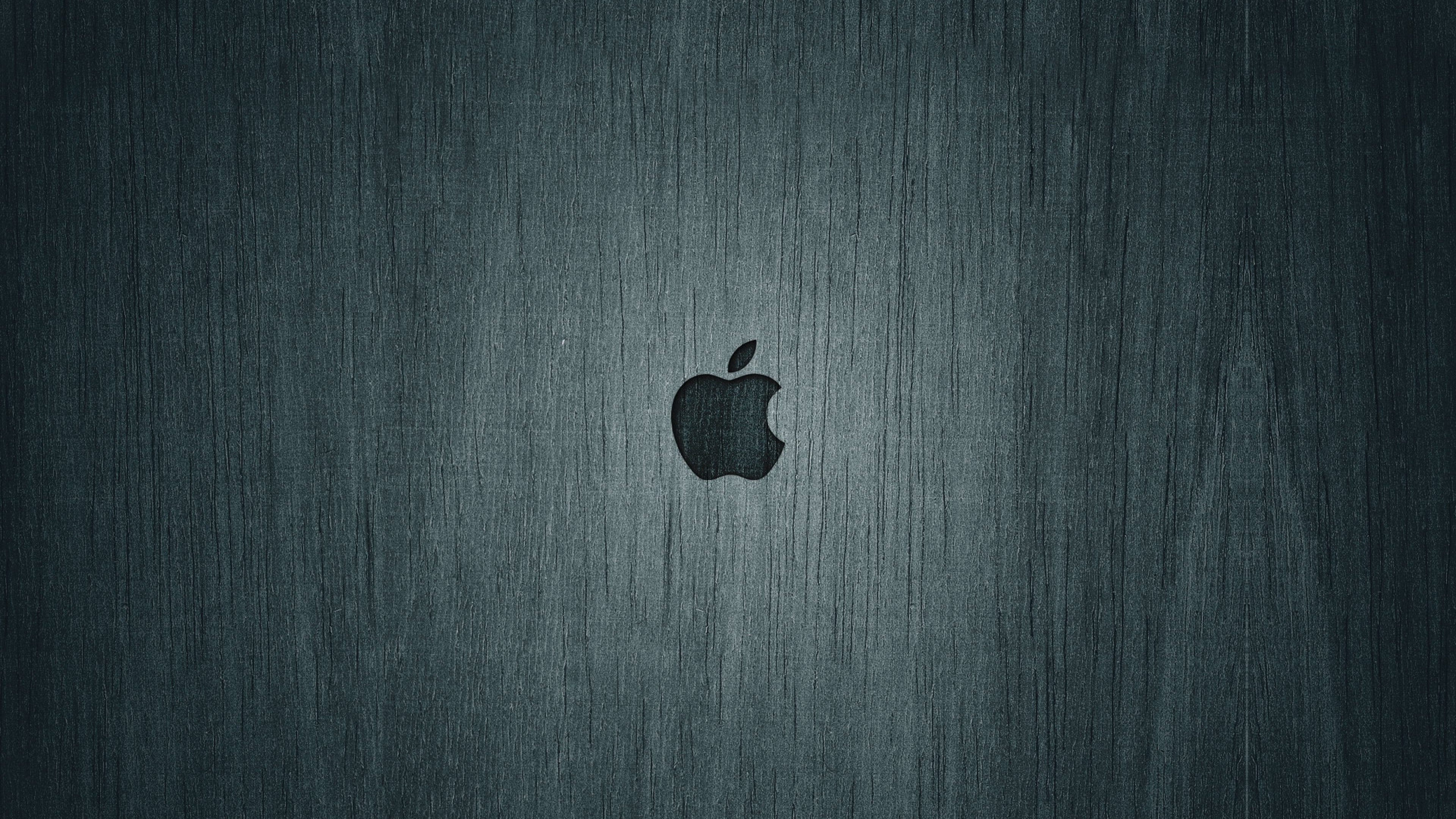 iMac Logo, Apple brand, Black and white, High-resolution wallpaper, 3840x2160 4K Desktop