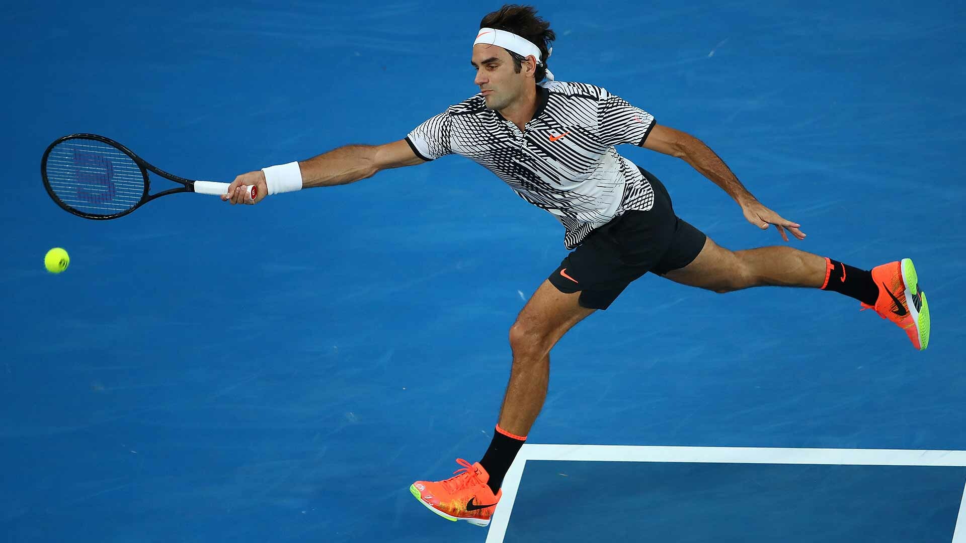 Roger Federer: Won the men's singles tennis title at the 2006 Australian Open. 1920x1080 Full HD Wallpaper.