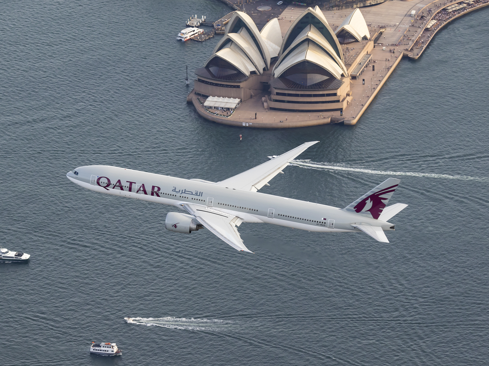 Qatar Airways, Sydney premiere, Luxury travel, 2050x1540 HD Desktop