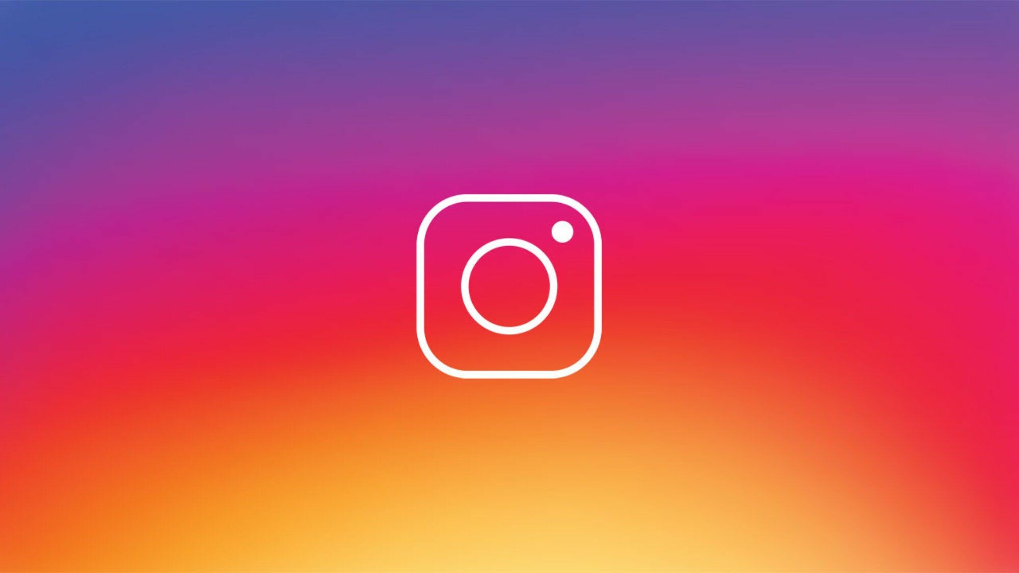 Instagram: A popular, free social media app that lets users post photos. 2000x1130 HD Wallpaper.