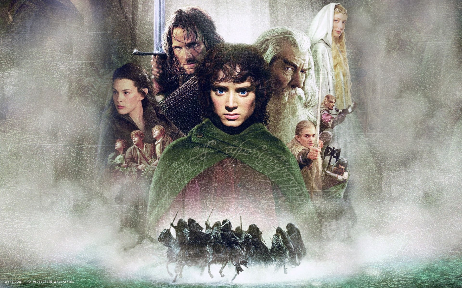 Fellowship of the Ring wallpaper, Lord of the Rings, Fantasy art, 1920x1200 HD Desktop