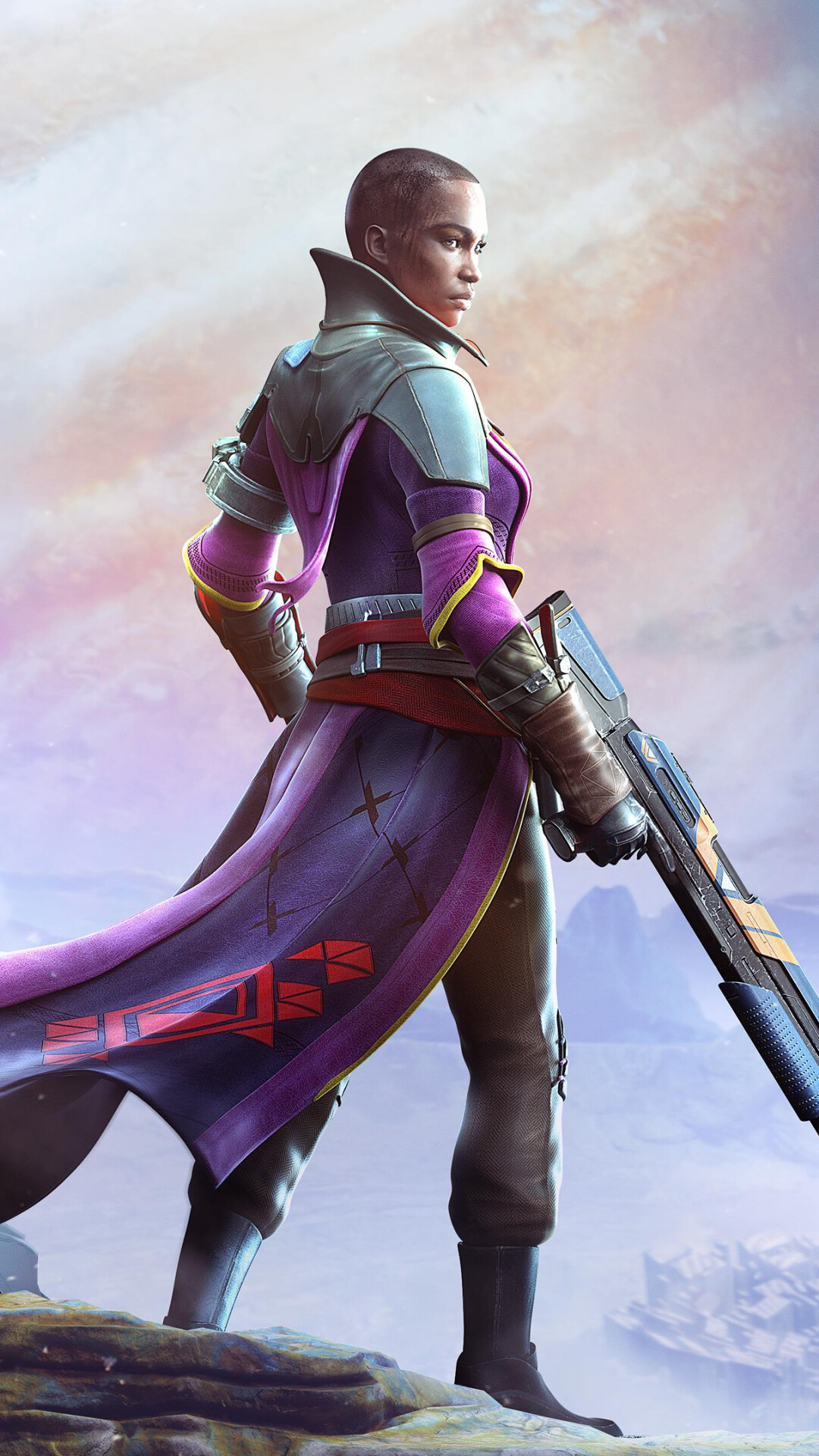 Destiny: Ikora Rey, A human and the Vanguard of the Warlock class. 1080x1920 Full HD Background.