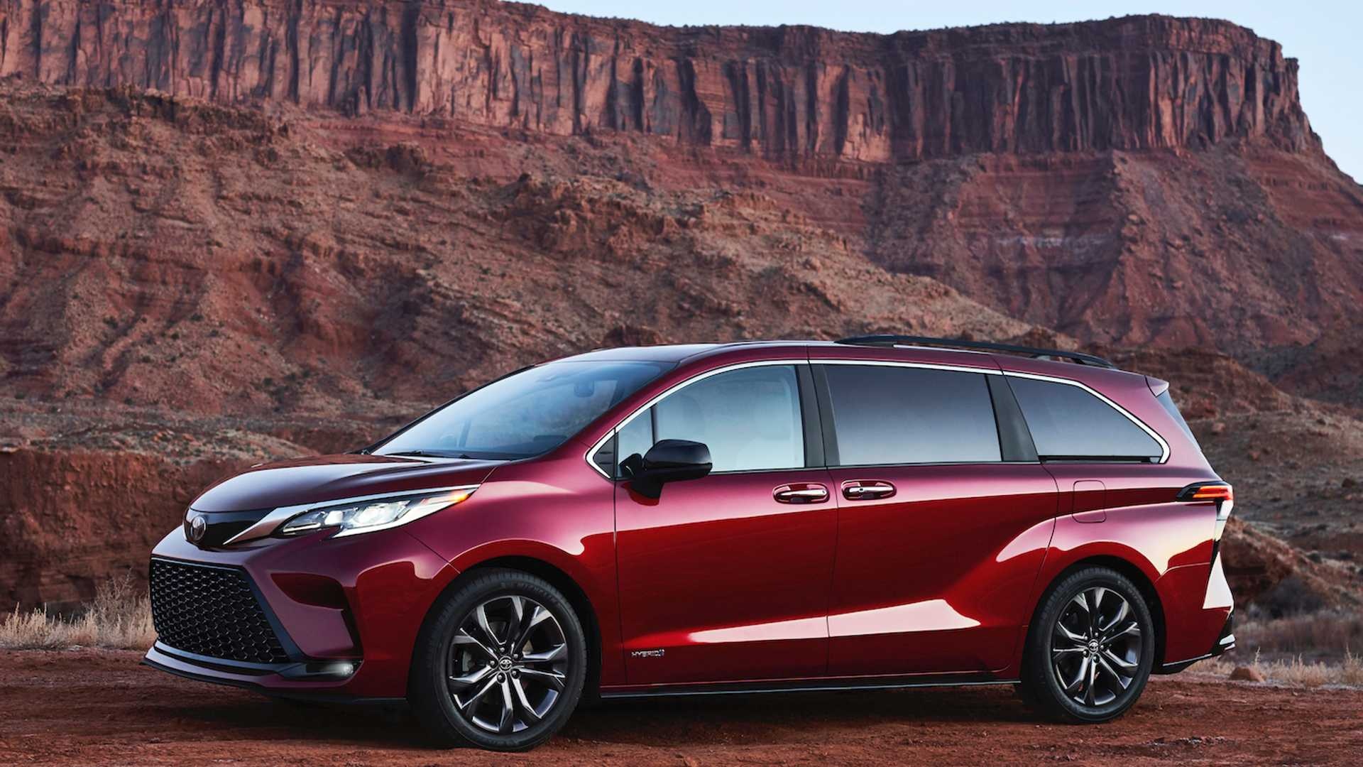 Toyota Sienna, Model year 2021, Updated version, New features, 1920x1080 Full HD Desktop