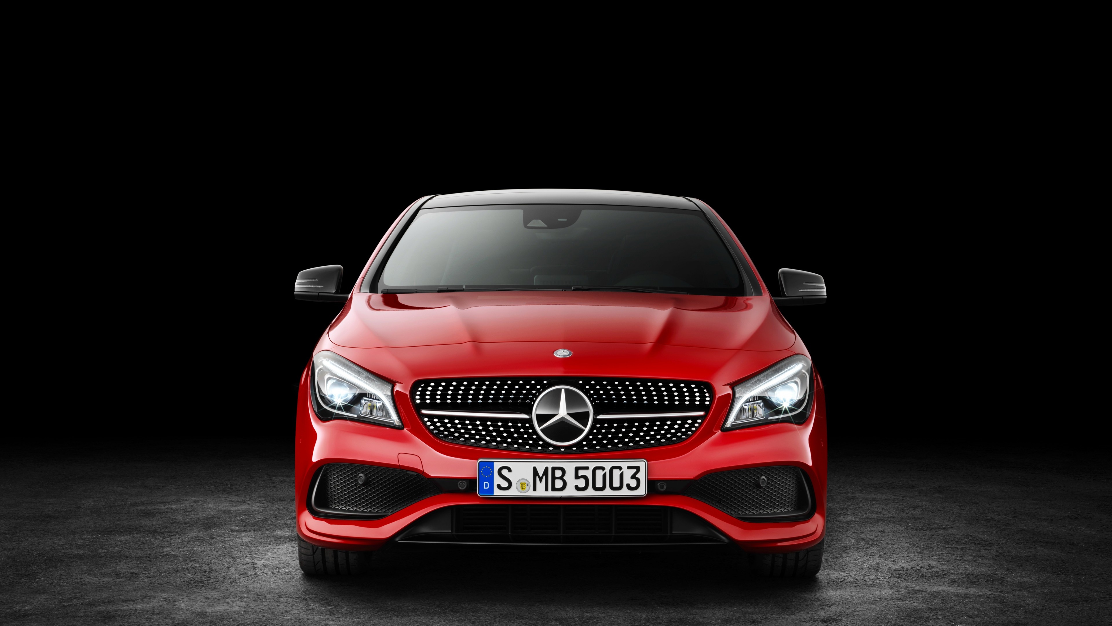 Mercedes-Benz CLA 200 d 4MATIC AMG Line, Luxury sedan, Stylish red exterior, Enhanced performance, 3840x2160 4K Desktop
