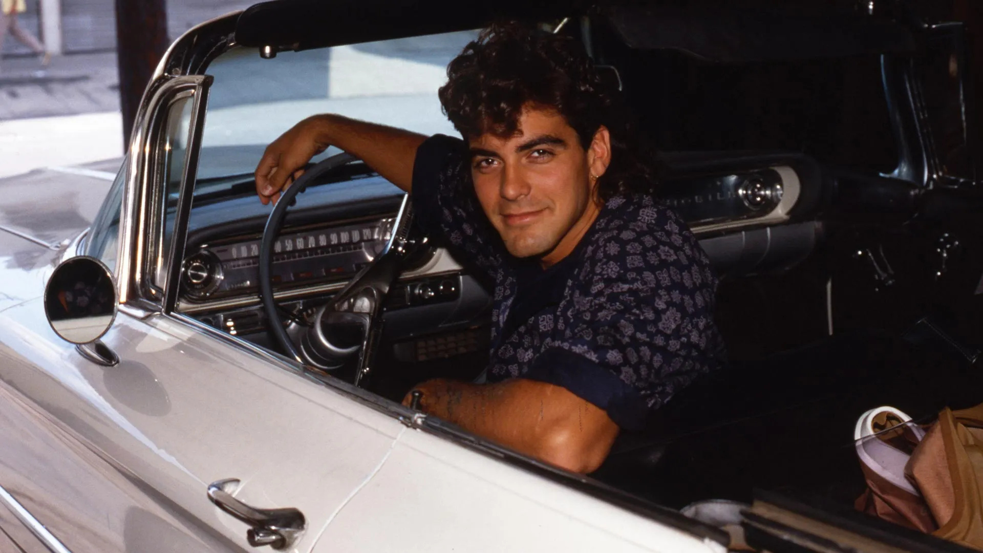 George Clooney, Favorite cars, Least loved scooter, British GQ, 1920x1080 Full HD Desktop