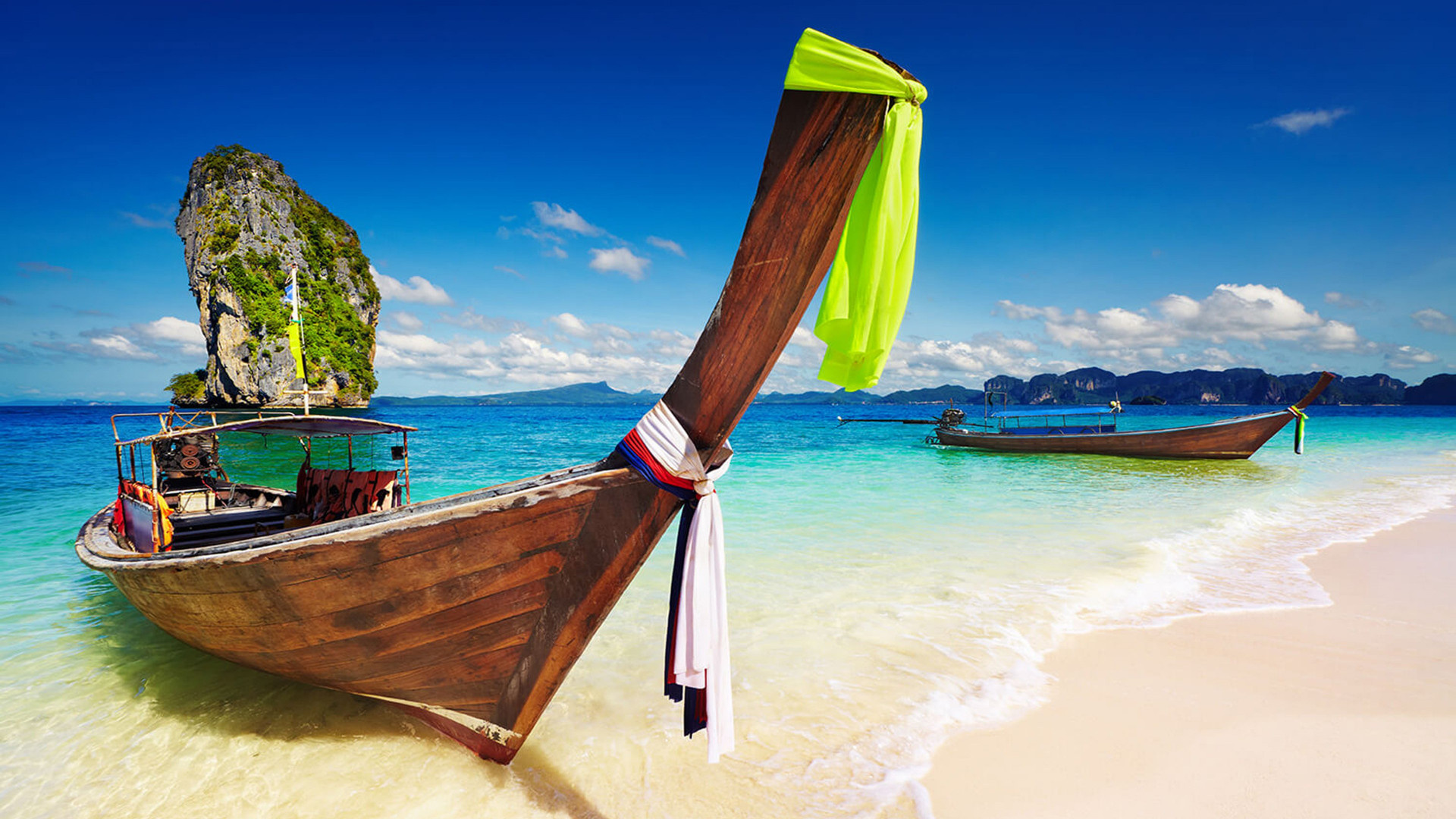Phuket's best beach, Tranquil scenery, Balmy ocean breeze, Picture-perfect, 1920x1080 Full HD Desktop