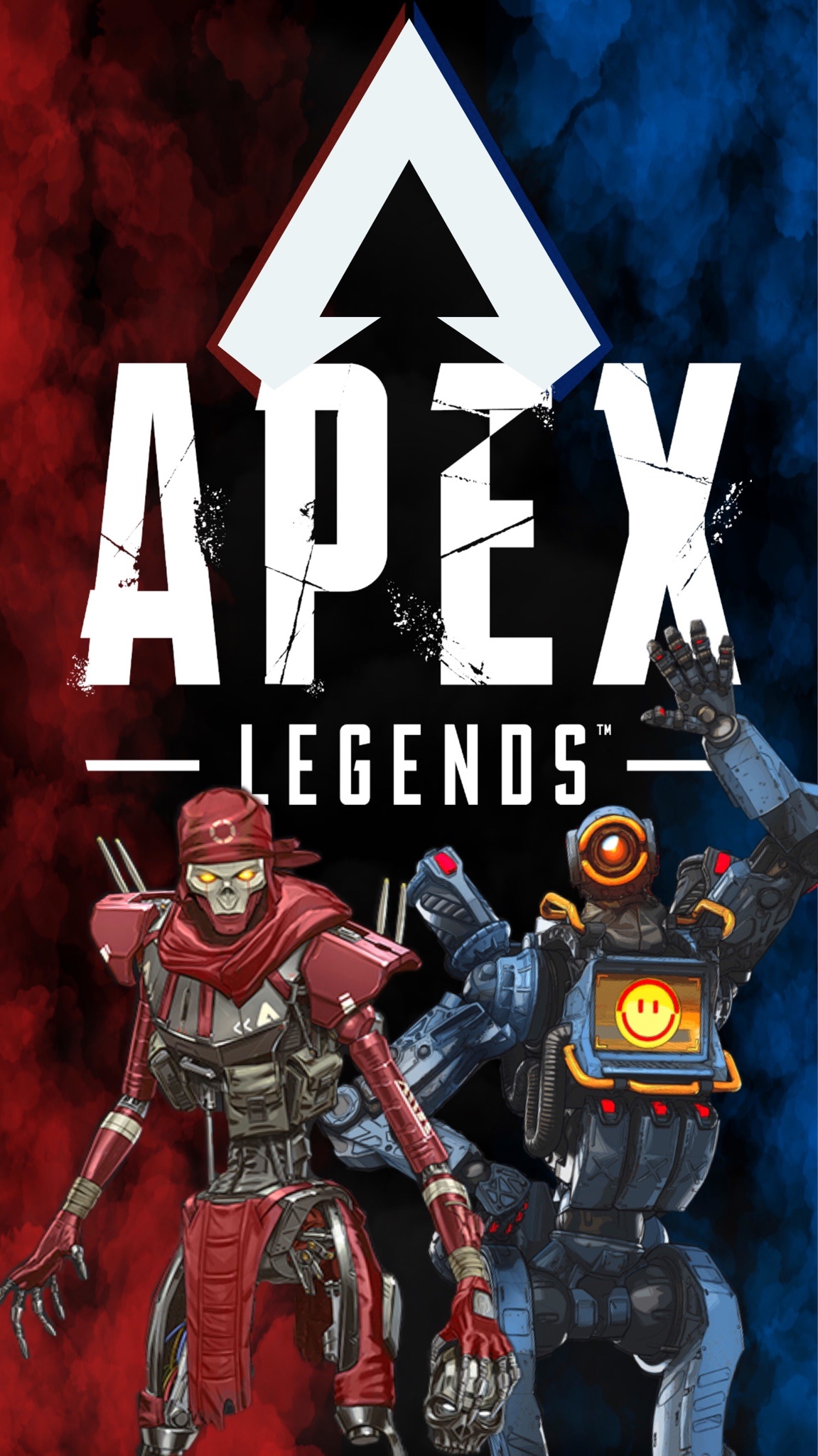 Apex Legends: Pathfinder, Forward Scout, Revenant, Synthetic Nightmare. 1160x2050 HD Wallpaper.