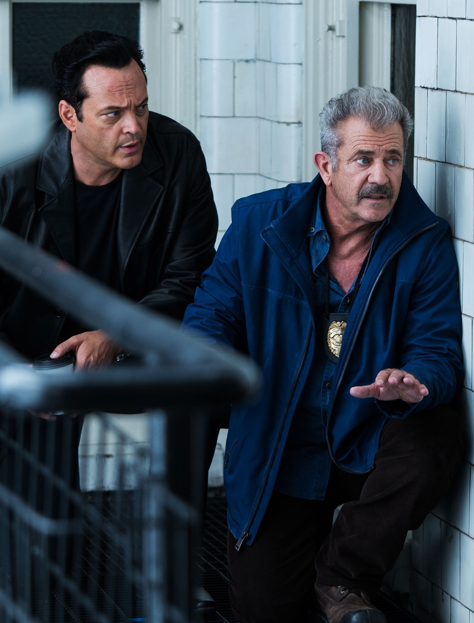 Dragged Across Concrete, Stylish crime thriller, Mel Gibson, Compelling story, 1530x2000 HD Phone