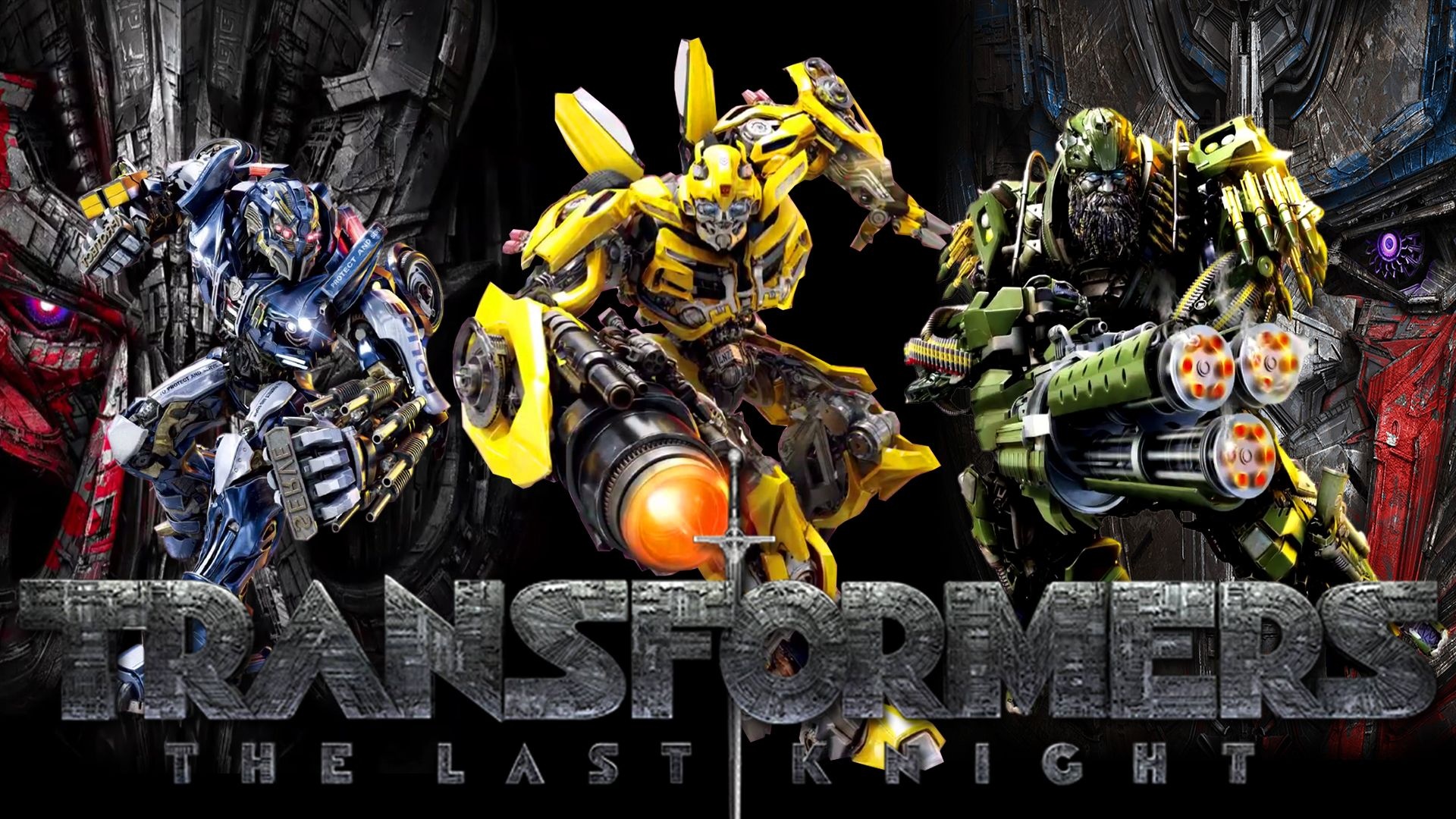Transformers The Last Knight, Wallpaper, Optimus Prime art, 1920x1080 Full HD Desktop
