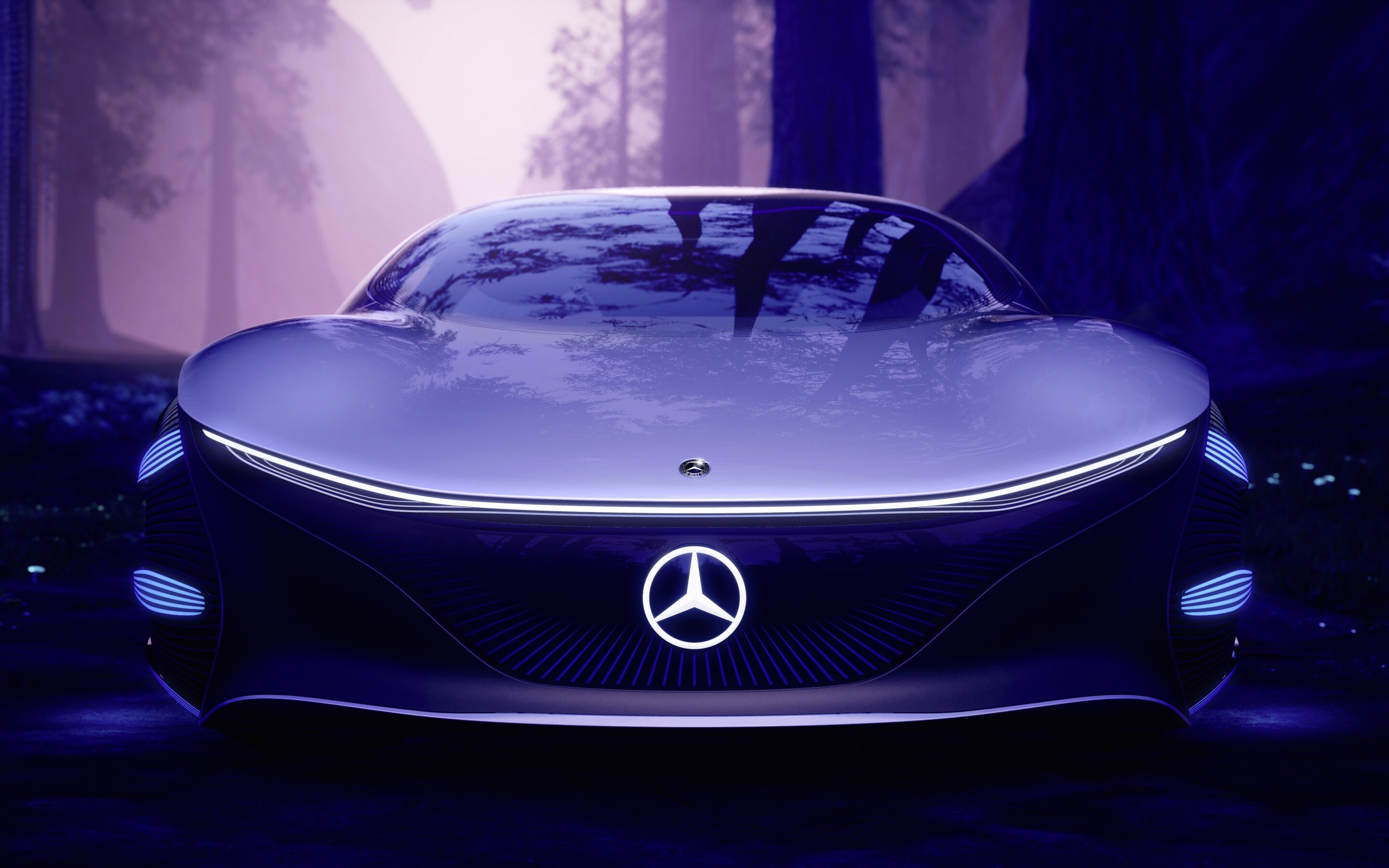 Mercedes-Benz: VISION AVTR, Electric cars, Concept cars 2020. 2880x1800 HD Wallpaper.