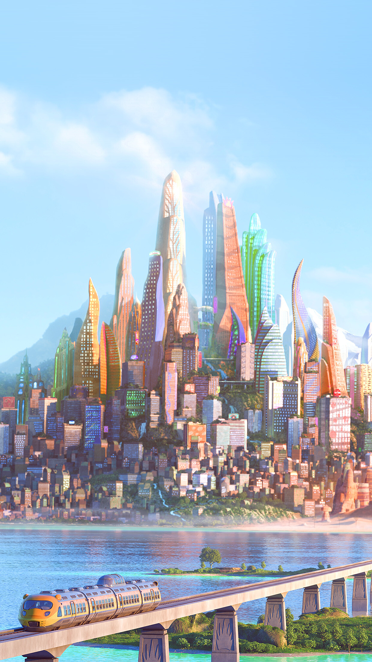 Zootopia: The 55th animated feature in the Walt Disney Animated Classics series. 1250x2210 HD Wallpaper.