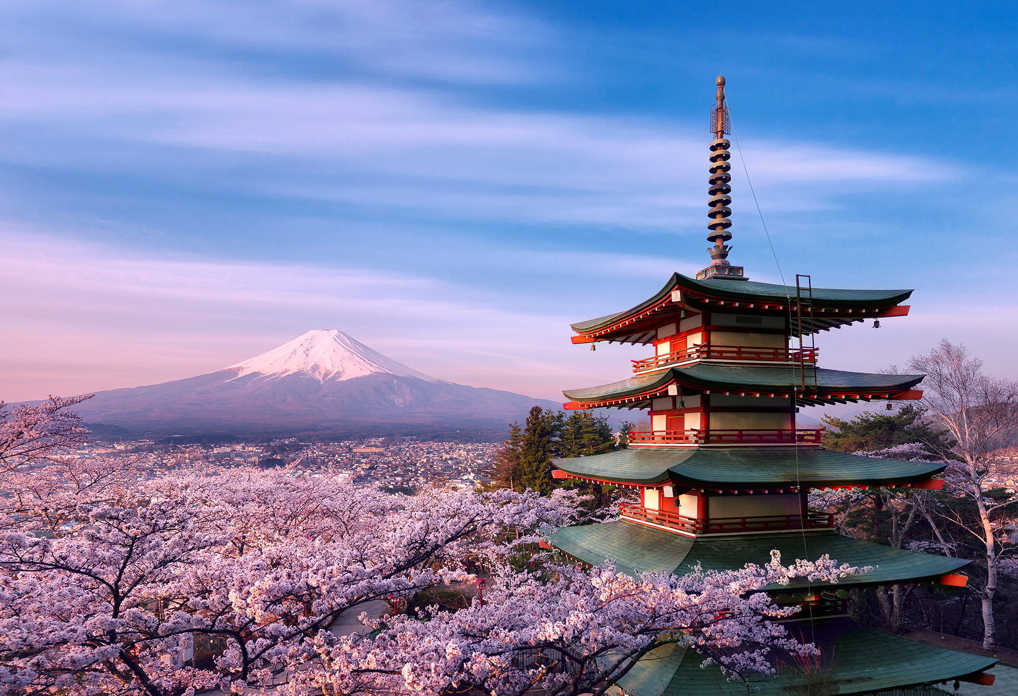 Mount Fuji, Travels, Dusk, Wallpaper Background, 2050x1410 HD Desktop